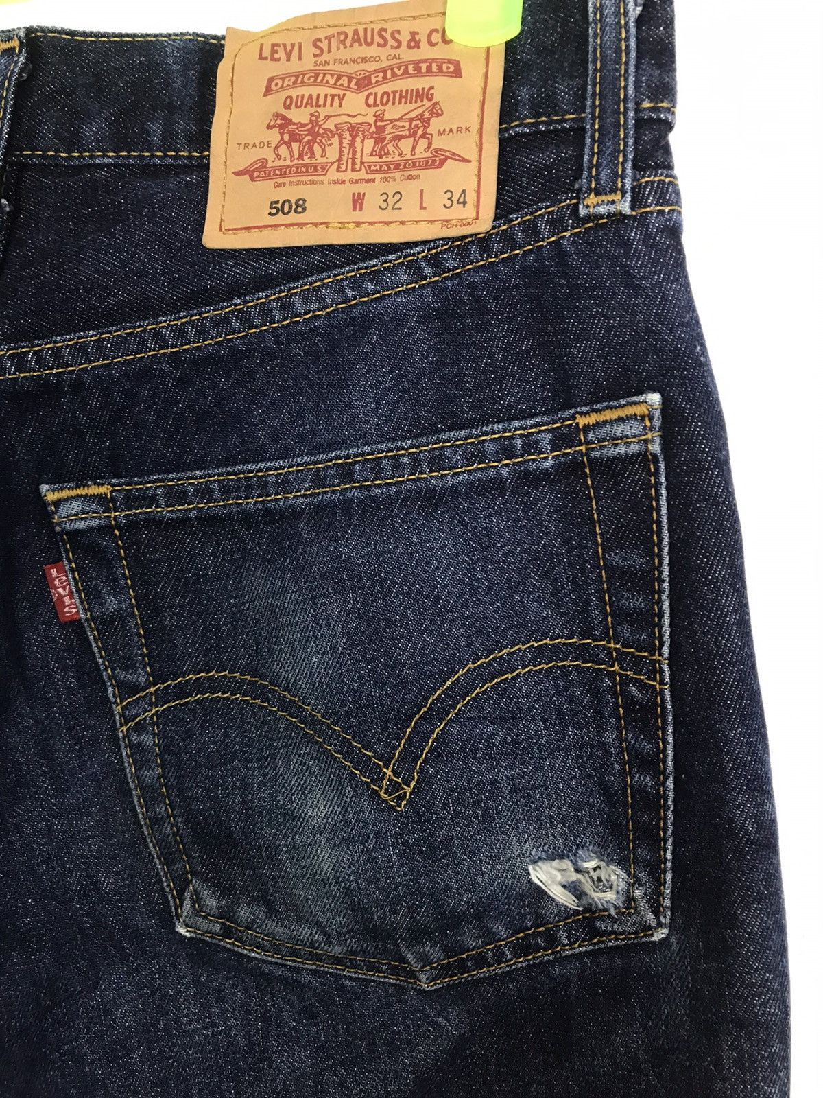 Levi's Levi’s Lot 508 Denim Jeans Indigo Denim K264j Size 29" - 3 Thumbnail