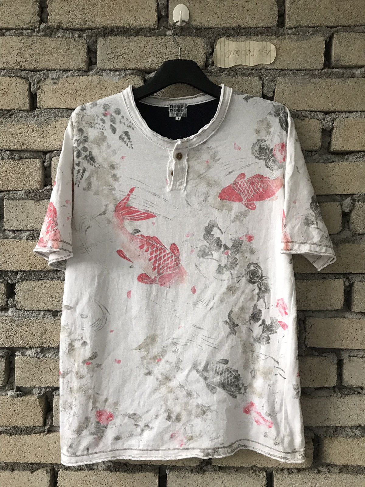 Japanese Brand × Takeo Kikuchi Takeo Kikuchi Sukajan Koi Japanese Art All Over Printed Size US M / EU 48-50 / 2 - 1 Thumbnail