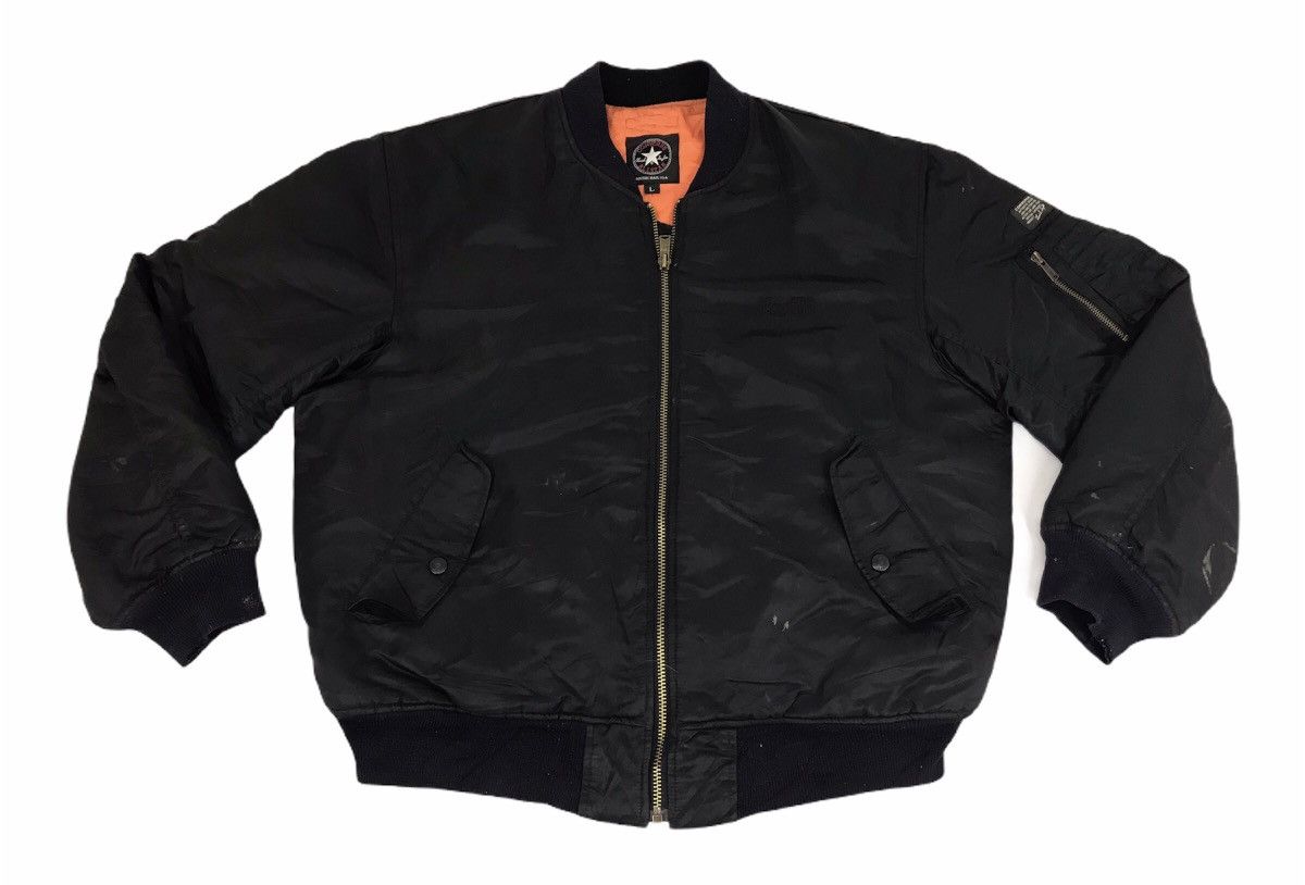 Converse Converse Bomber Jacket With Quilted Inner Streetwear Size US L / EU 52-54 / 3 - 1 Thumbnail