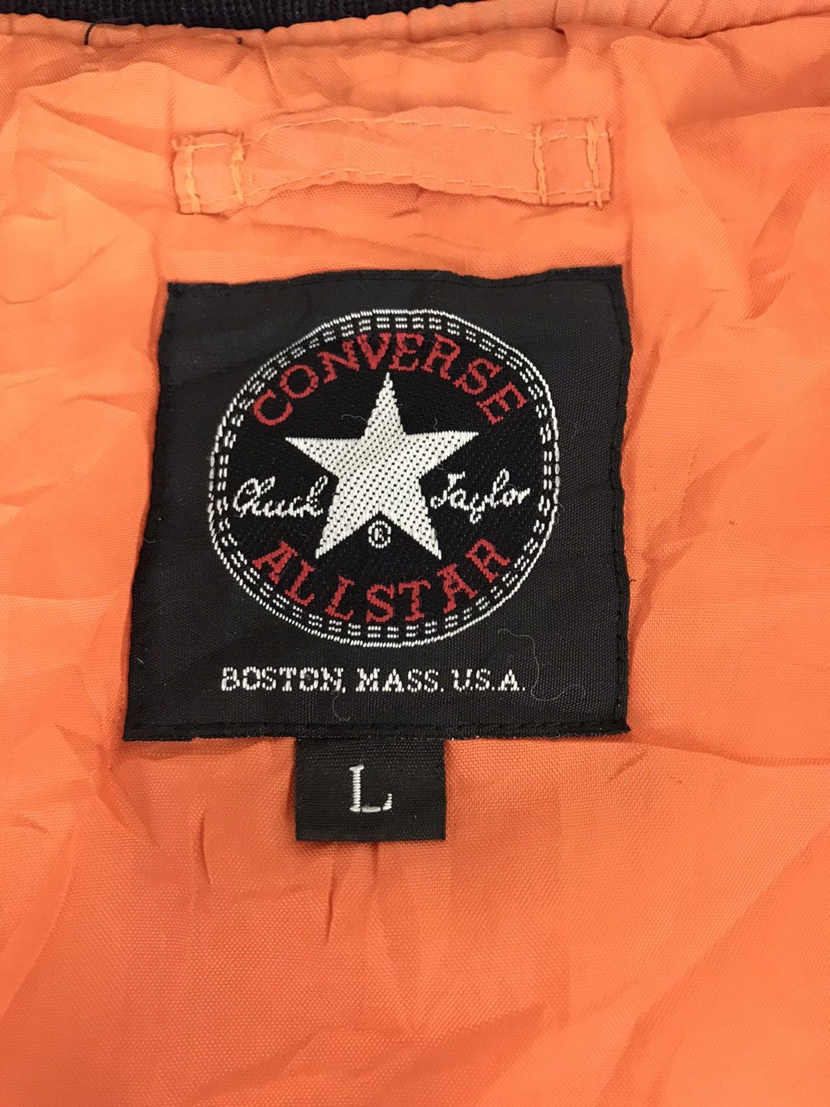 Converse Converse Bomber Jacket With Quilted Inner Streetwear Size US L / EU 52-54 / 3 - 3 Thumbnail