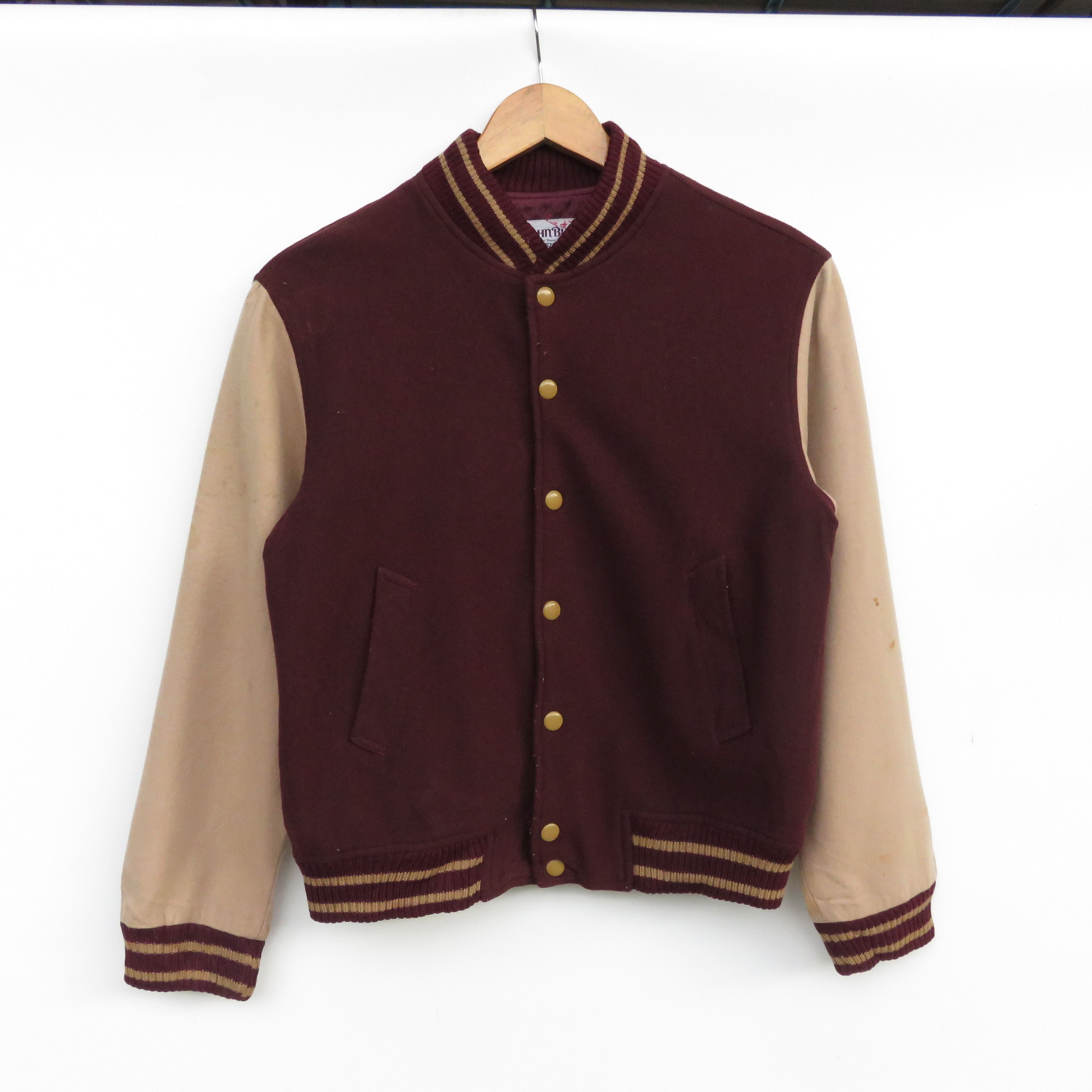 Johnbull × Vintage Vintage 80's John Bull Wool Varsity Jacket Size US M / EU 48-50 / 2 - 1 Thumbnail