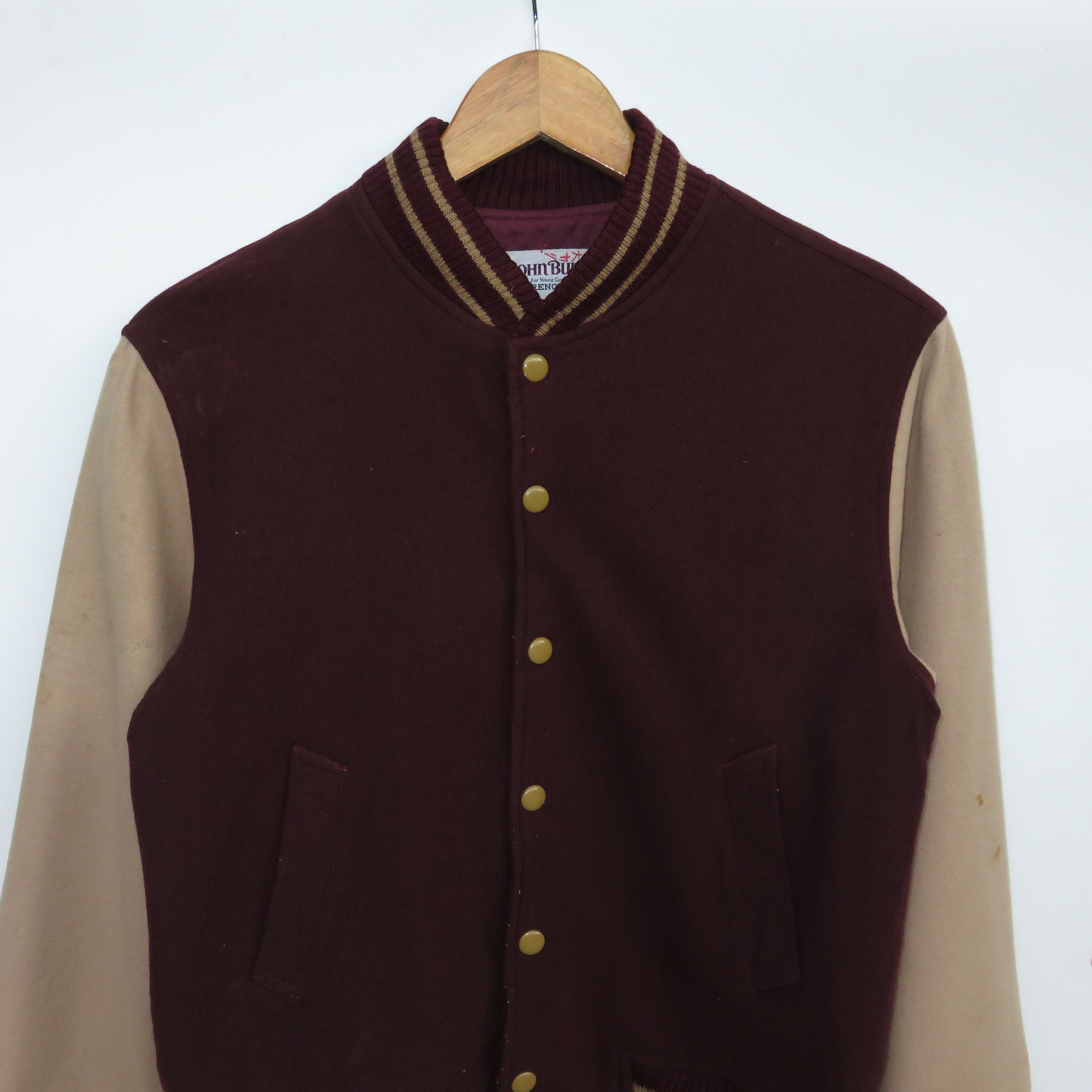 Johnbull × Vintage Vintage 80's John Bull Wool Varsity Jacket Size US M / EU 48-50 / 2 - 2 Thumbnail