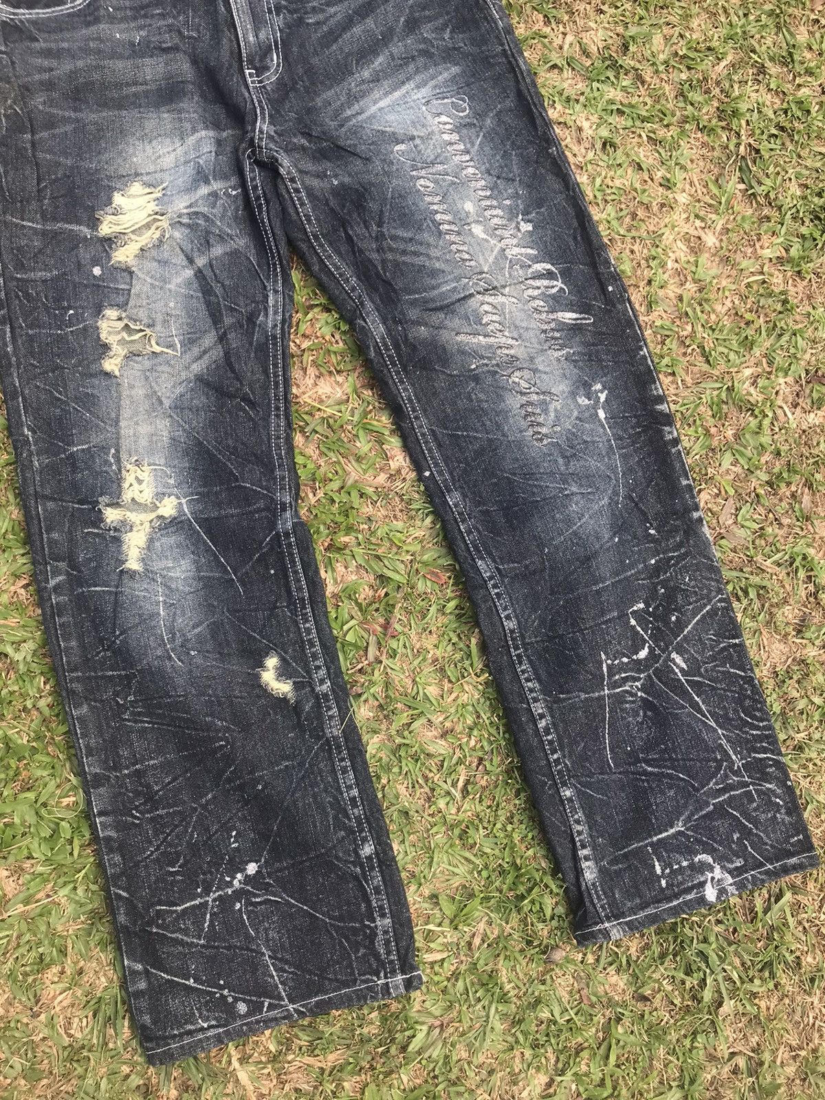 Japanese Brand ANTFUI JEANS DIACOCK STREET STYLE Size US 32 / EU 48 - 5 Thumbnail