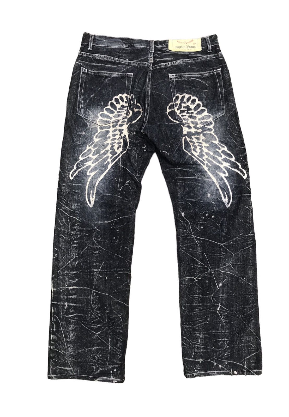 Japanese Brand ANTFUI JEANS DIACOCK STREET STYLE Size US 32 / EU 48 - 1 Thumbnail