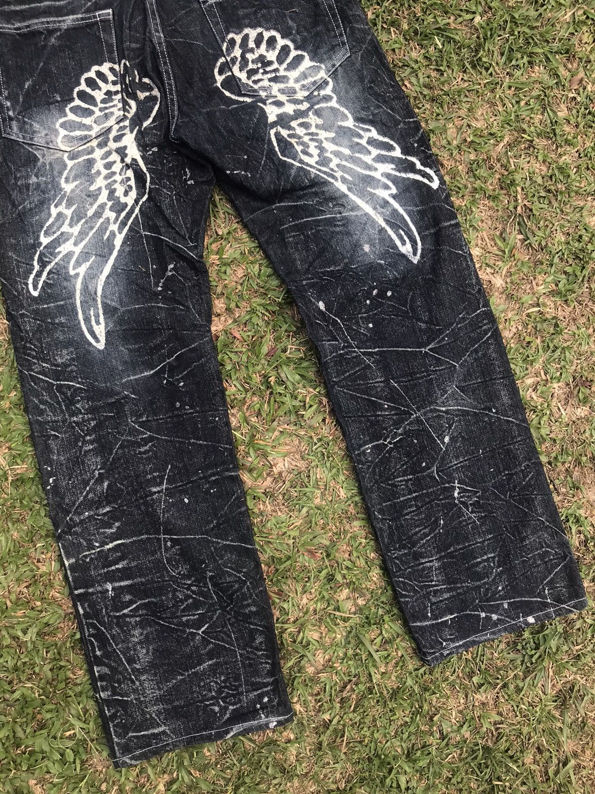 Japanese Brand ANTFUI JEANS DIACOCK STREET STYLE Size US 32 / EU 48 - 9 Thumbnail