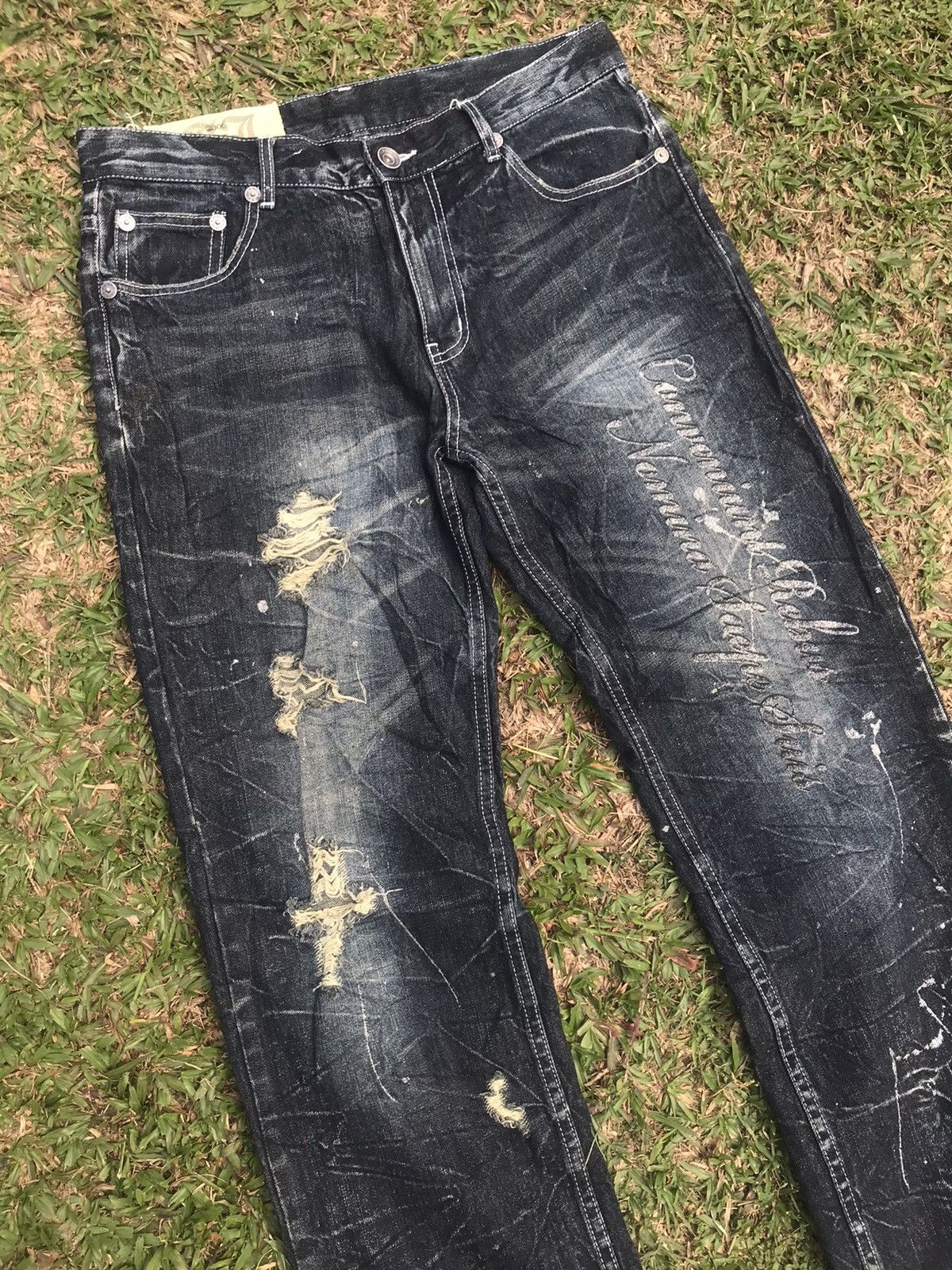 Japanese Brand ANTFUI JEANS DIACOCK STREET STYLE Size US 32 / EU 48 - 4 Thumbnail