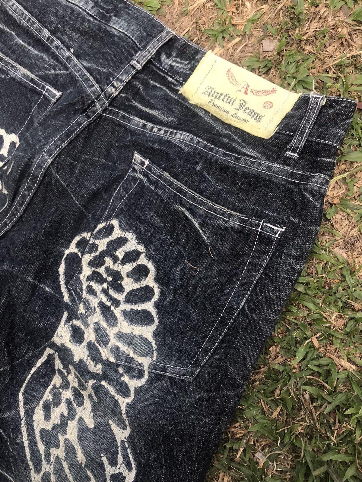 Japanese Brand ANTFUI JEANS DIACOCK STREET STYLE Size US 32 / EU 48 - 11 Thumbnail