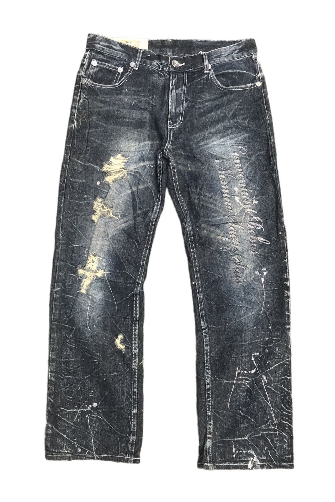 Japanese Brand ANTFUI JEANS DIACOCK STREET STYLE Size US 32 / EU 48 - 2 Thumbnail