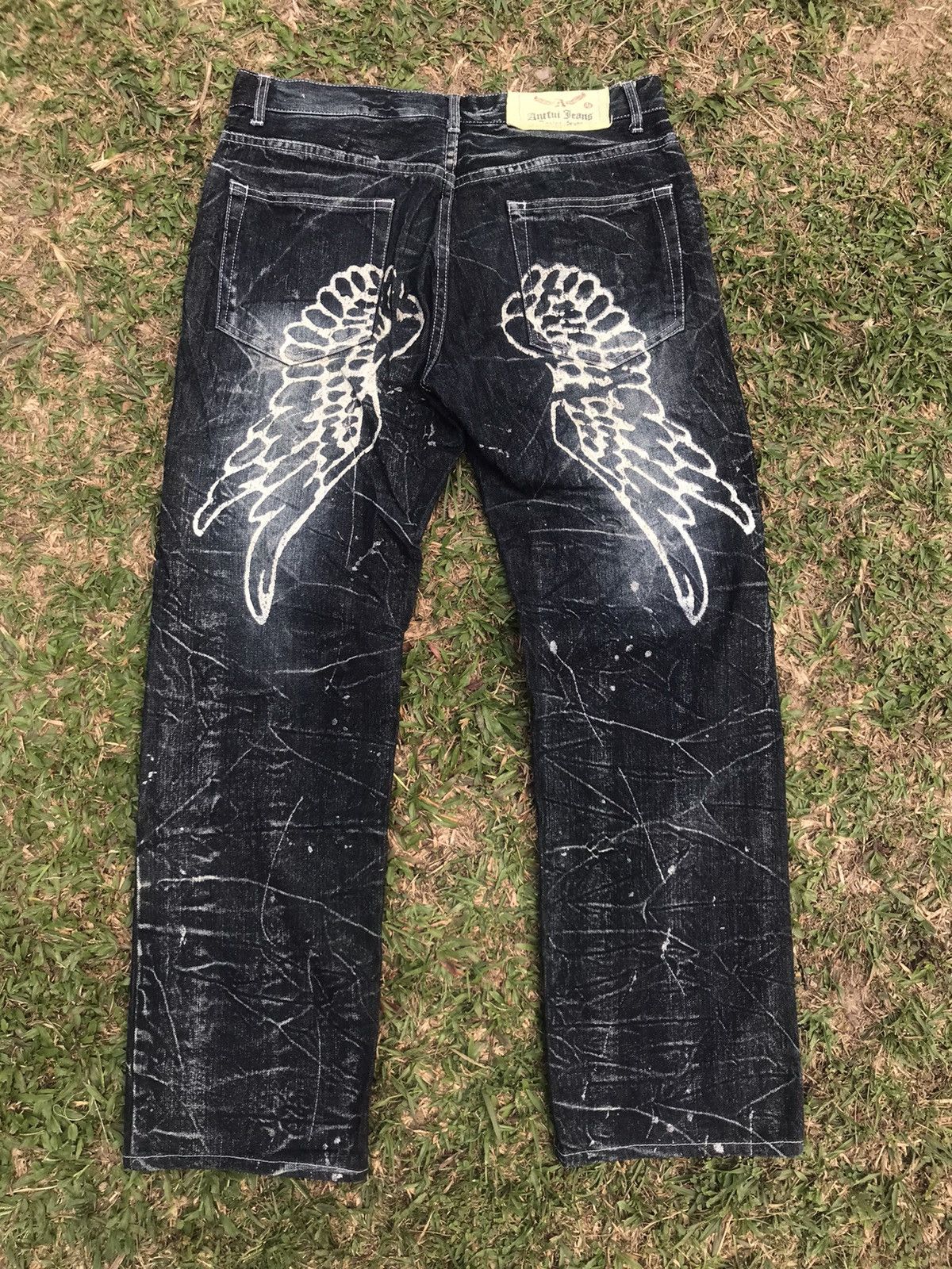 Japanese Brand ANTFUI JEANS DIACOCK STREET STYLE Size US 32 / EU 48 - 7 Thumbnail