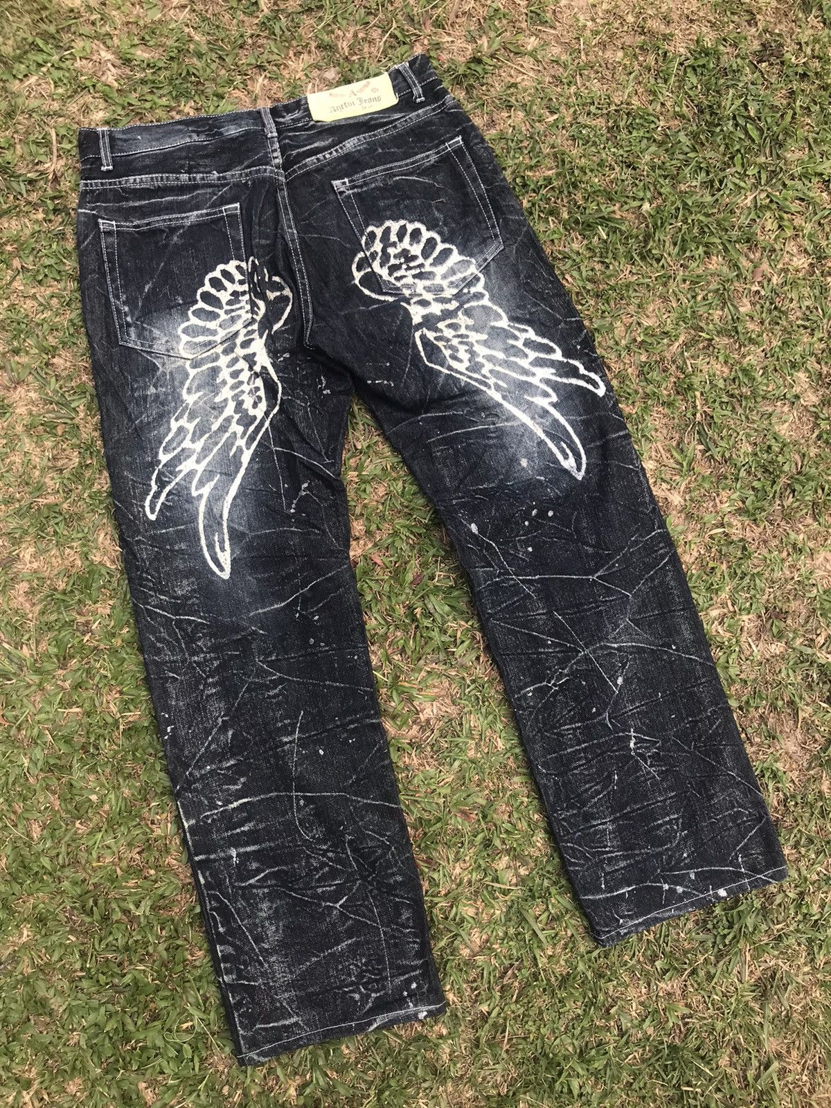 Japanese Brand ANTFUI JEANS DIACOCK STREET STYLE Size US 32 / EU 48 - 10 Thumbnail