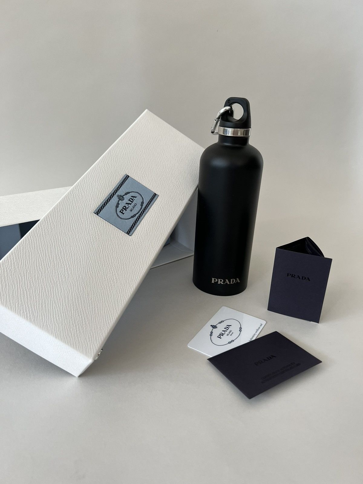 Prada 🎁GIFT🎁 Prada LIMITED EDITION Stainless Still Water Bottle Size ONE SIZE - 2 Thumbnail