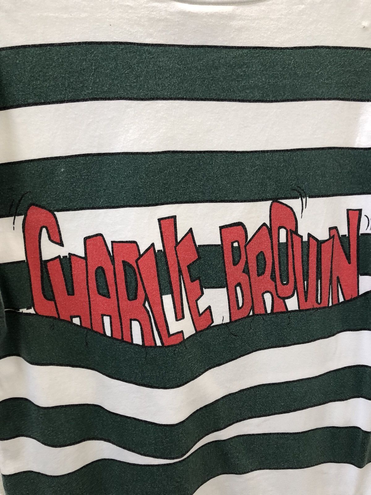 Peanuts × Vintage Vintage 90s Charlie Brown Peanuts Border Striped tee Size US M / EU 48-50 / 2 - 7 Thumbnail