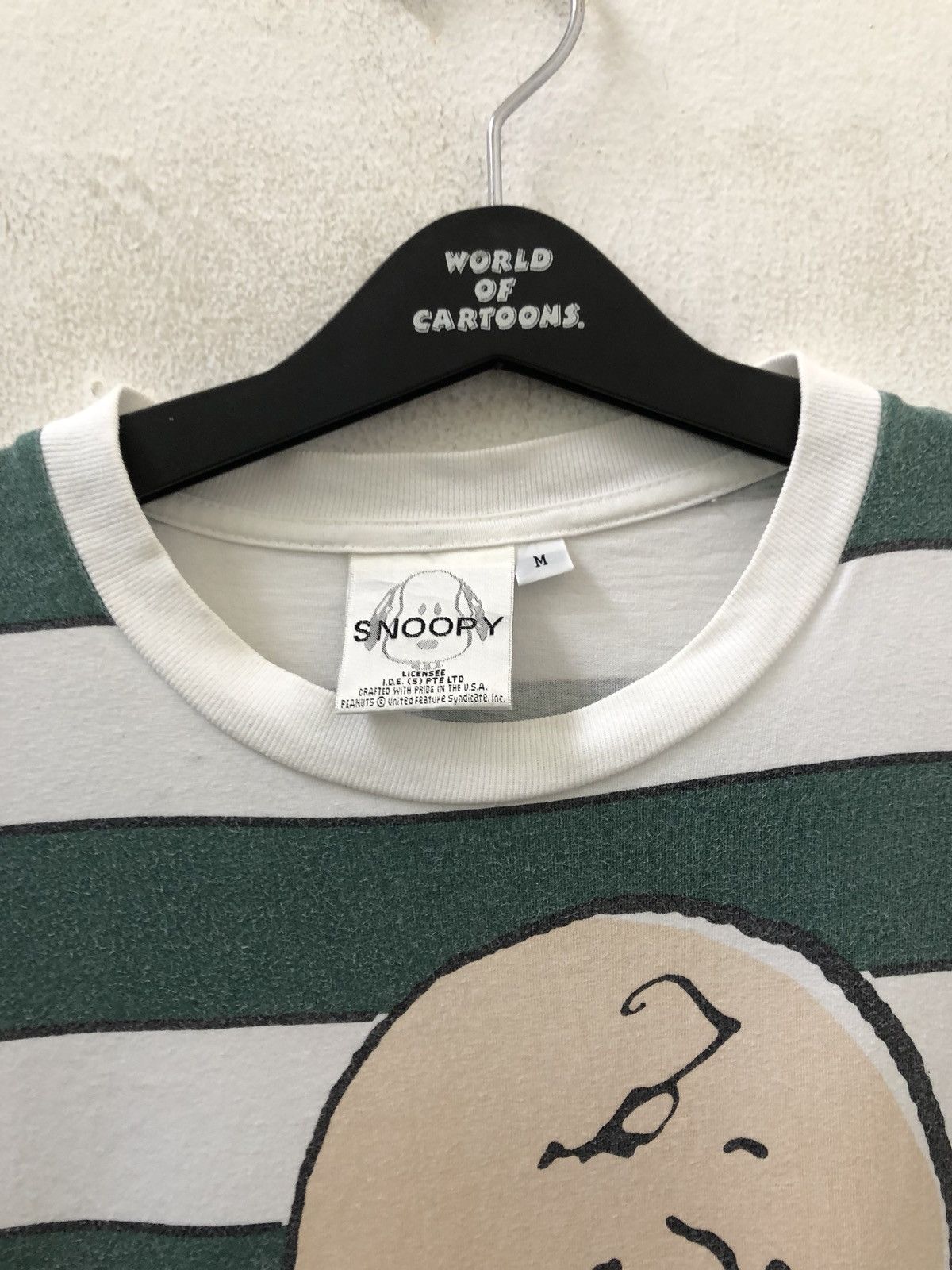 Peanuts × Vintage Vintage 90s Charlie Brown Peanuts Border Striped tee Size US M / EU 48-50 / 2 - 5 Thumbnail