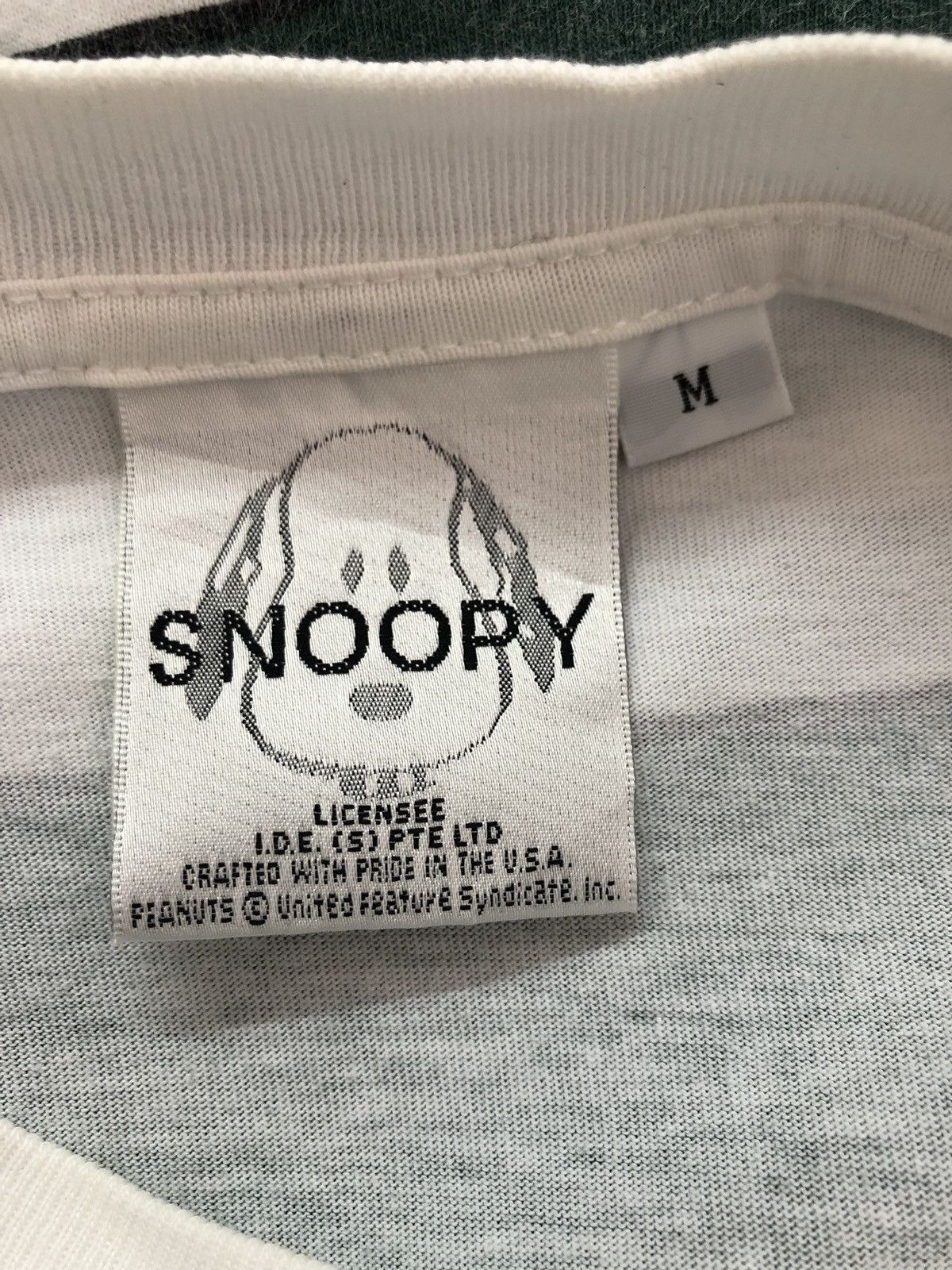 Peanuts × Vintage Vintage 90s Charlie Brown Peanuts Border Striped tee Size US M / EU 48-50 / 2 - 9 Thumbnail