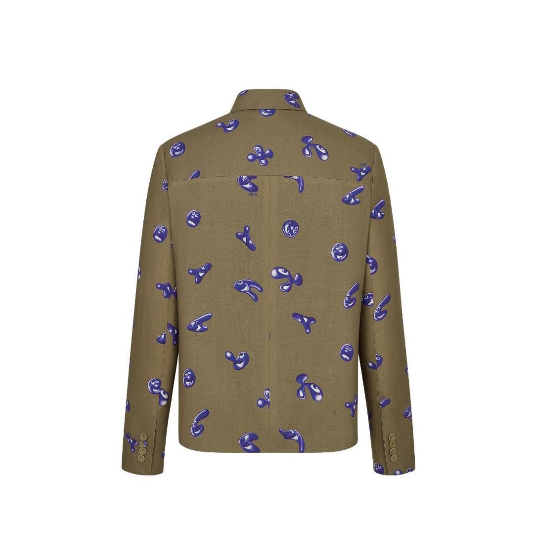 Dior Dior and Kenny Scharf Zipper Jacket Beige Technical Wool Size US S / EU 44-46 / 1 - 2 Thumbnail