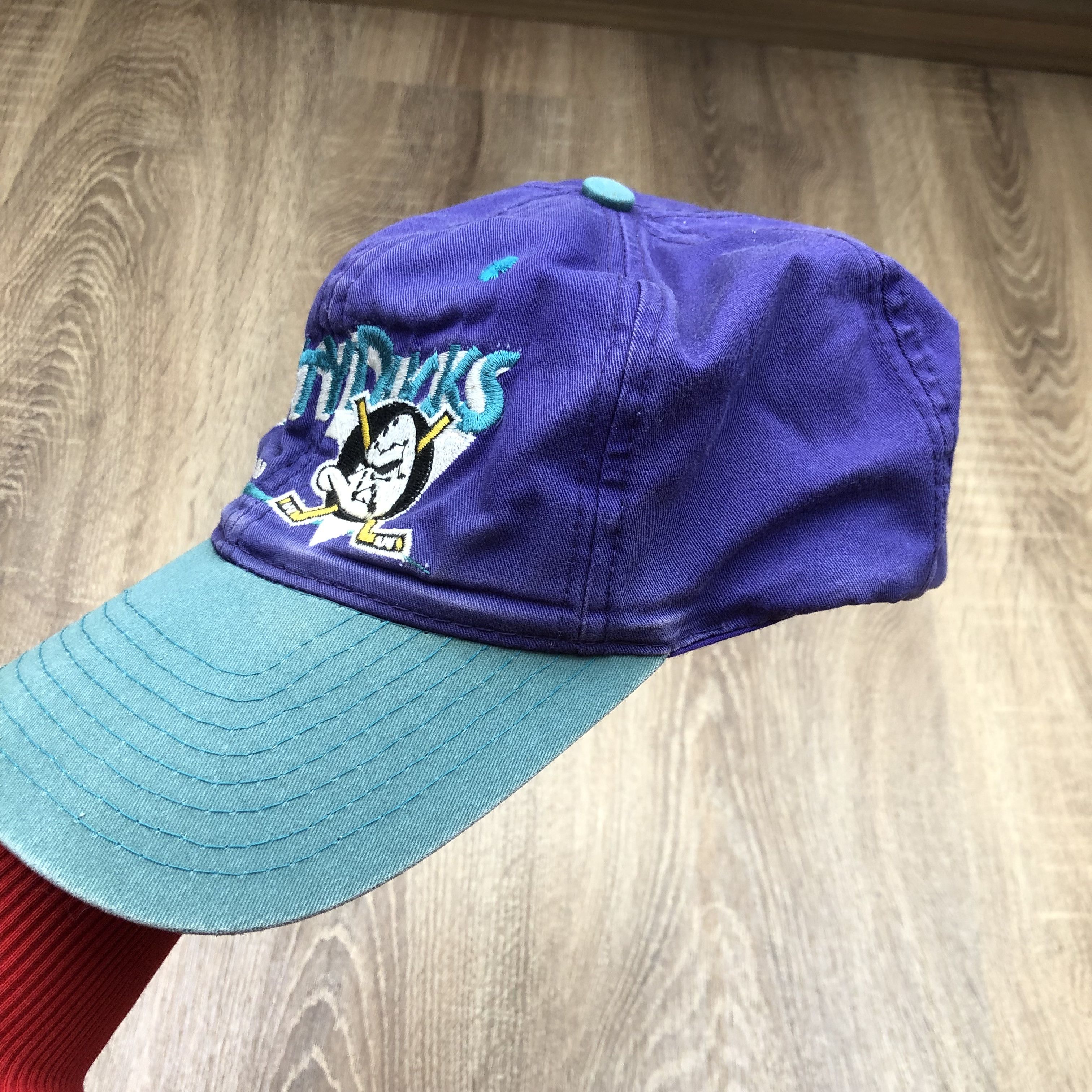 NHL Vintage Anaheim Starter Mighty Ducks Snapback Hat Cap NHL Size ONE SIZE - 5 Thumbnail