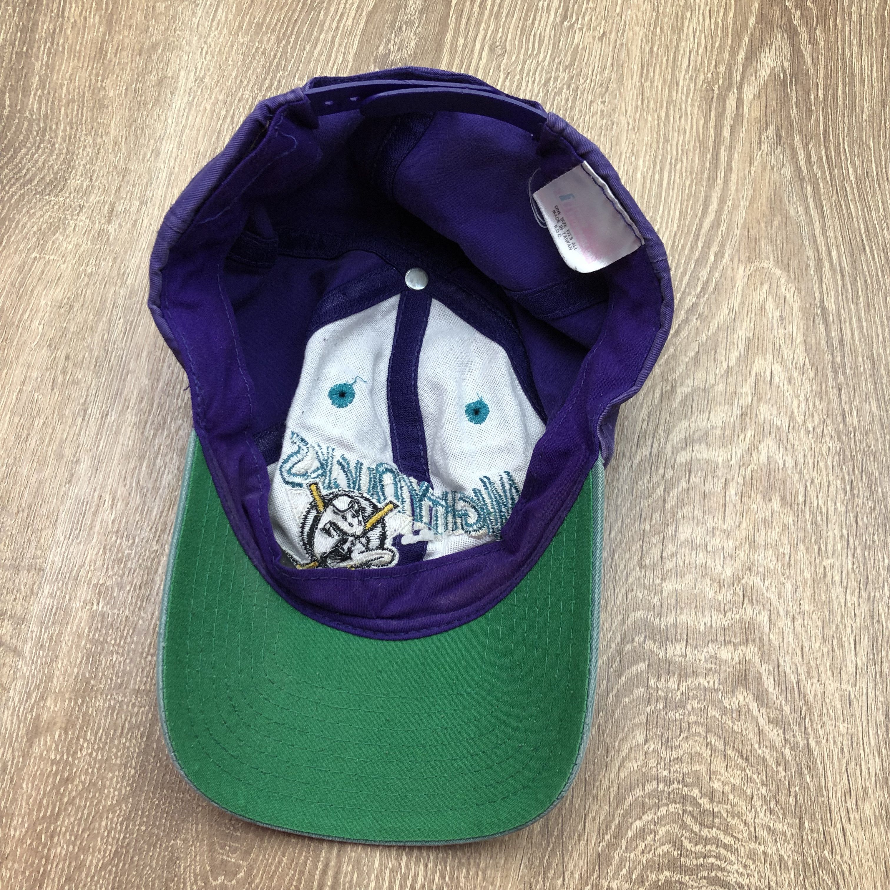 NHL Vintage Anaheim Starter Mighty Ducks Snapback Hat Cap NHL Size ONE SIZE - 2 Thumbnail