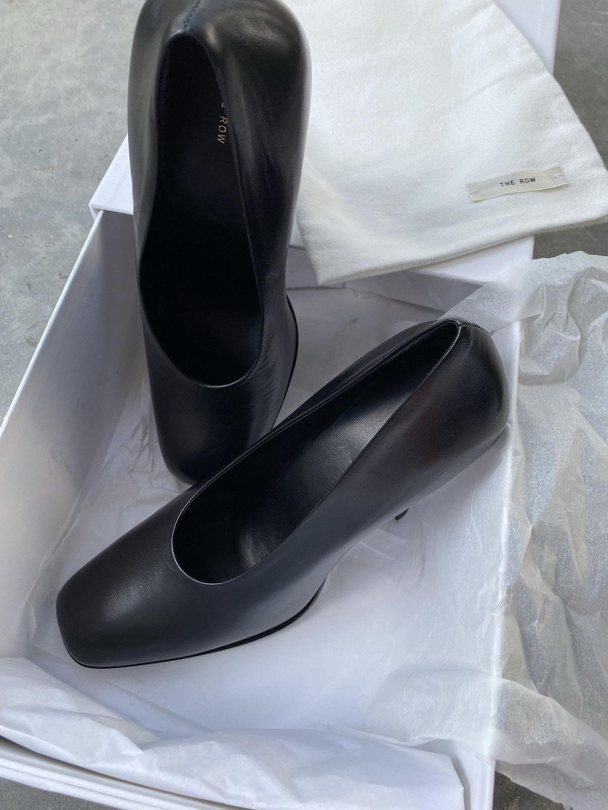The Row EU 38 The Row Leather Jade Pumps Size US 8 / IT 38 - 4 Thumbnail