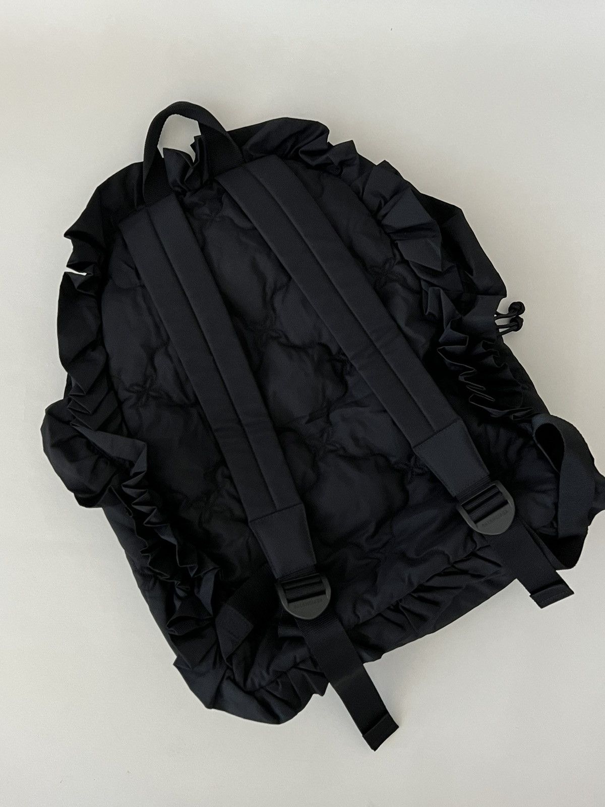 Balenciaga 🥩SUPER RARE🥩 Balenciaga Logo Ruffle Backpack Size ONE SIZE - 8 Thumbnail