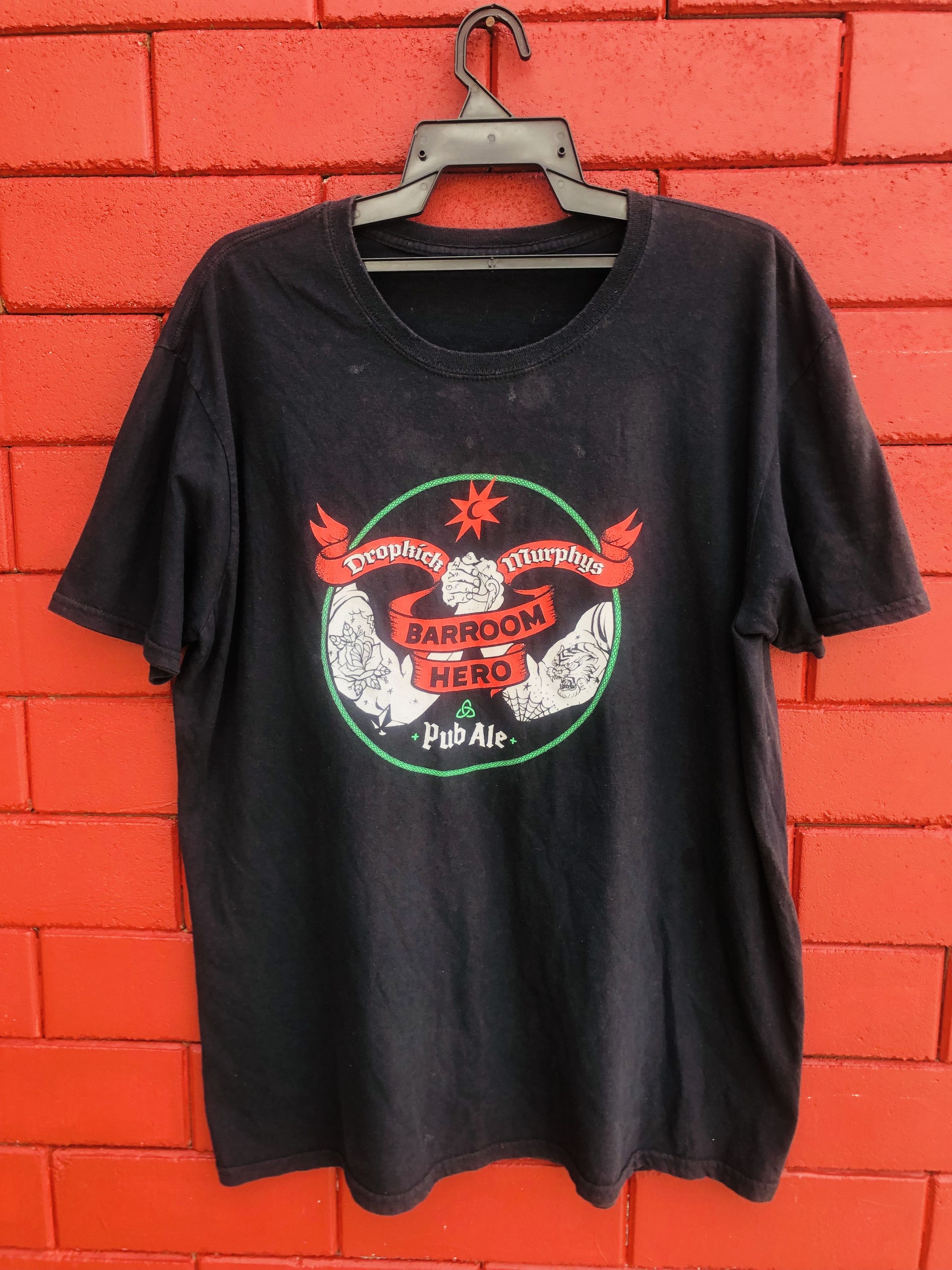 Band Tees × Vintage Vintage Dropkick Murphy Band Music Streetwear Fashion Style Size US L / EU 52-54 / 3 - 1 Thumbnail