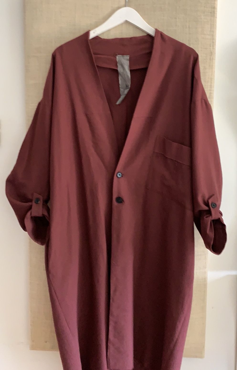 Aleksandr Manamis Aleksandr Manamis distressed chore-robe jacket Size US M / EU 48-50 / 2 - 11 Thumbnail