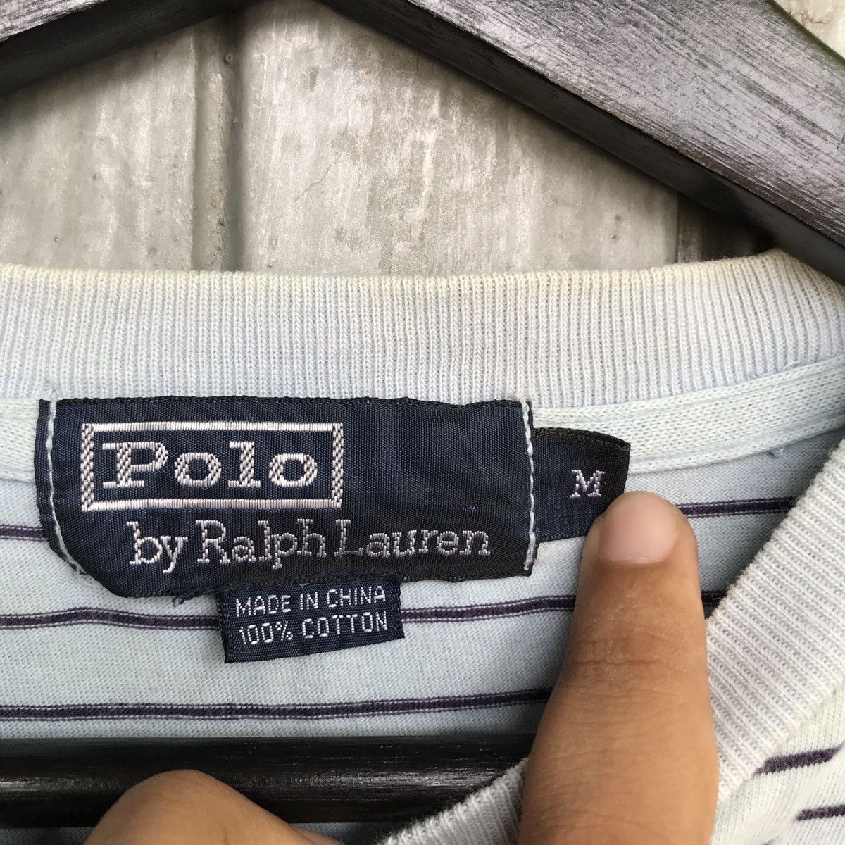 Polo Ralph Lauren 🔥POLO ralph Lauren Small pony stripes tees Size US L / EU 52-54 / 3 - 10 Thumbnail