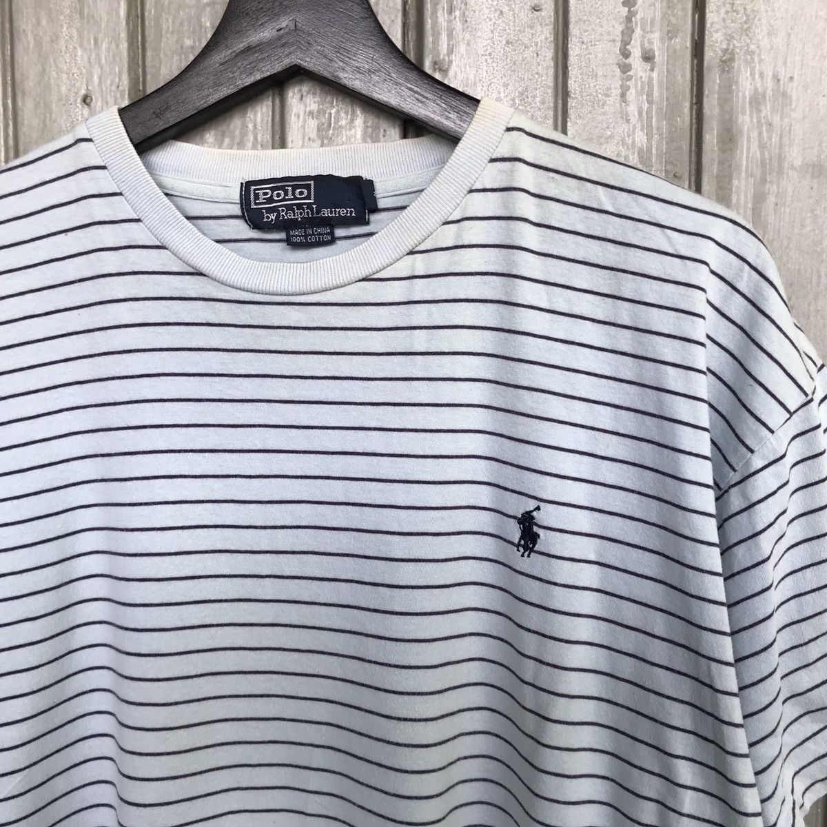 Polo Ralph Lauren 🔥POLO ralph Lauren Small pony stripes tees Size US L / EU 52-54 / 3 - 4 Thumbnail