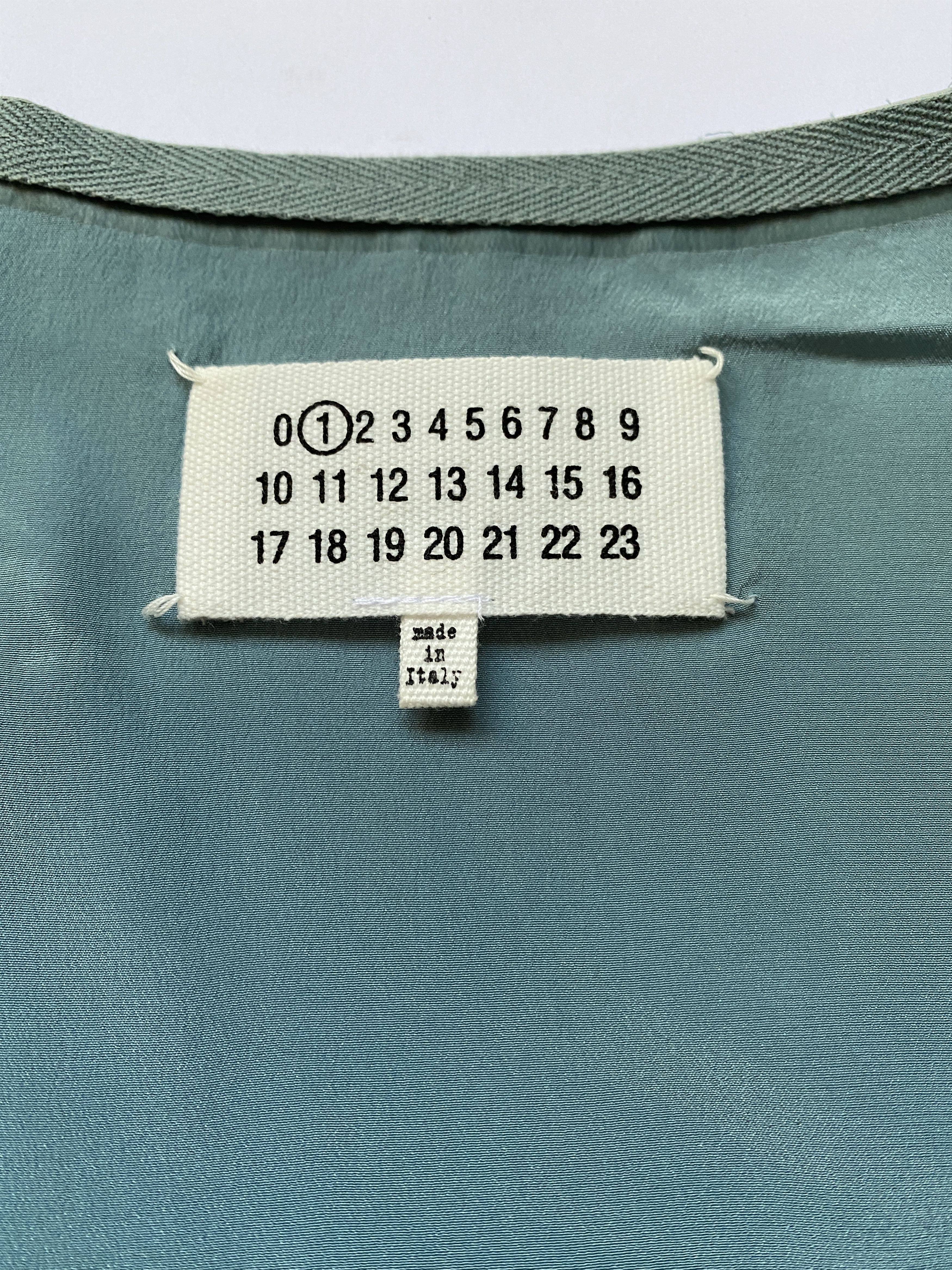 Maison Margiela ⚡️QUICK SALE⚡️2013 Maison Martin Margiela Green Top Blouse Size M / US 6-8 / IT 42-44 - 3 Thumbnail