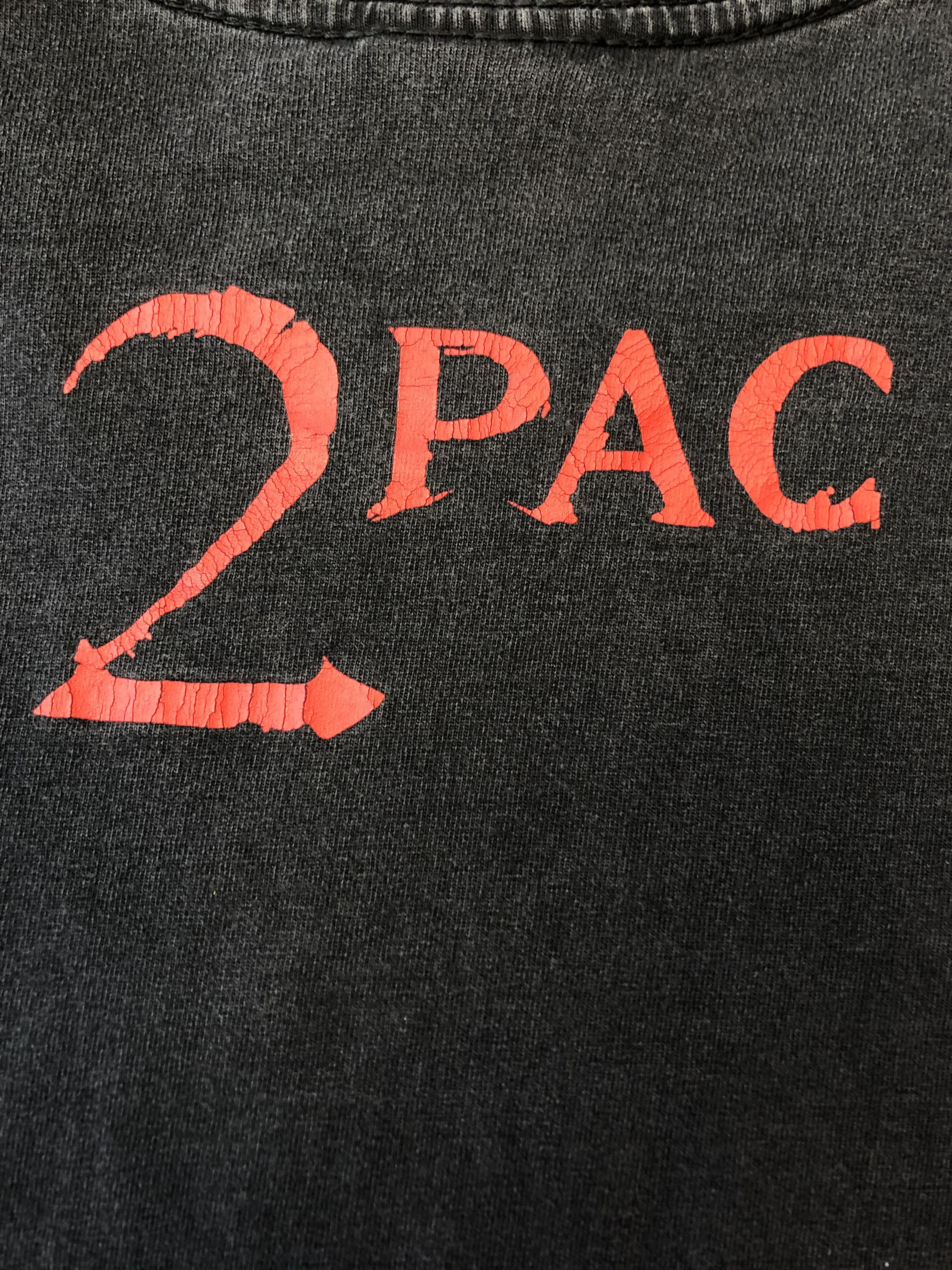 Band Tees × Rap Tees × Vintage Vintage Hip Hop 2 pac rap topac Y2K Rare Hype Drill Size US M / EU 48-50 / 2 - 10 Thumbnail