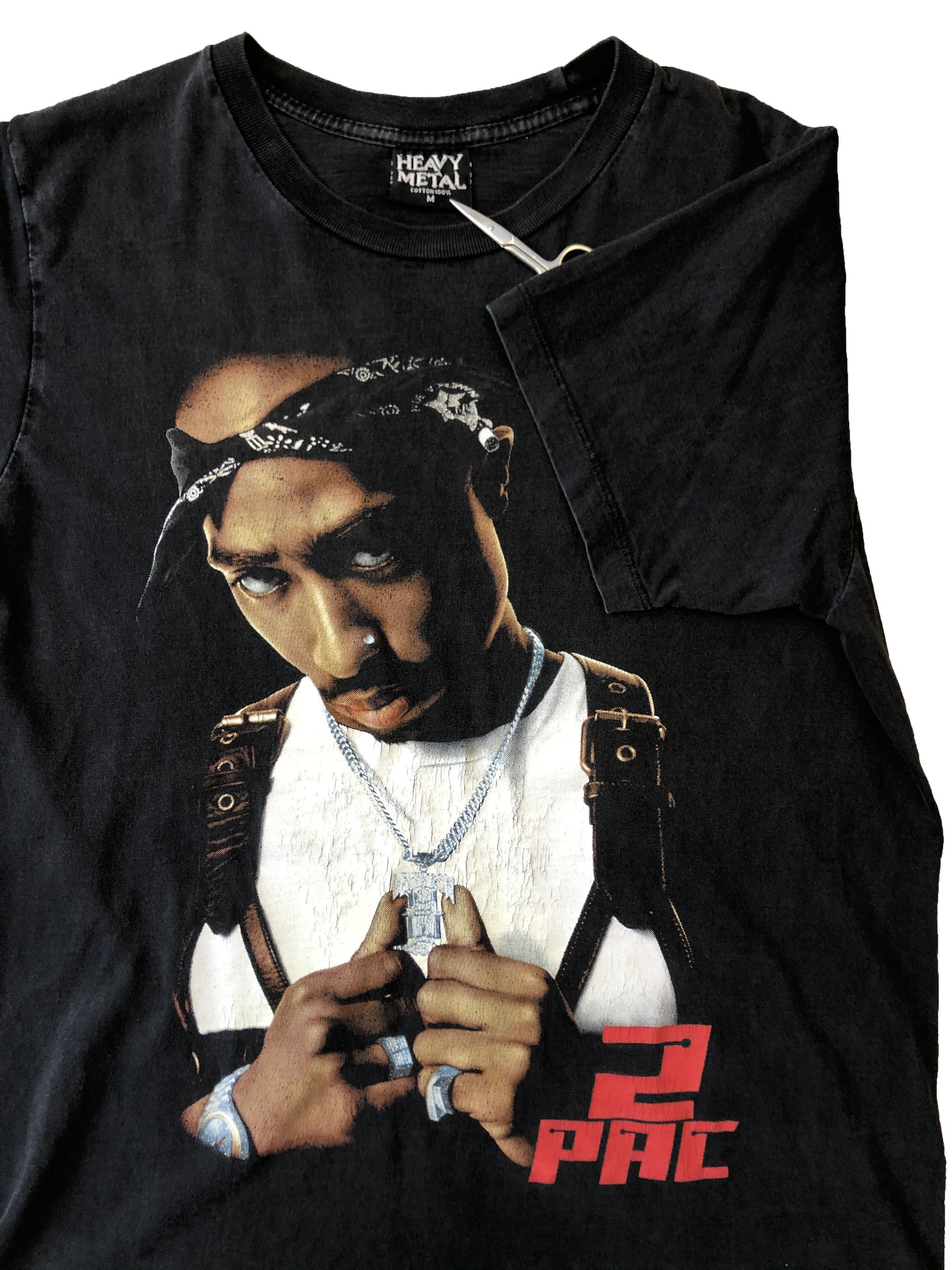 Band Tees × Rap Tees × Vintage Vintage Hip Hop 2 pac rap topac Y2K Rare Hype Drill Size US M / EU 48-50 / 2 - 2 Thumbnail