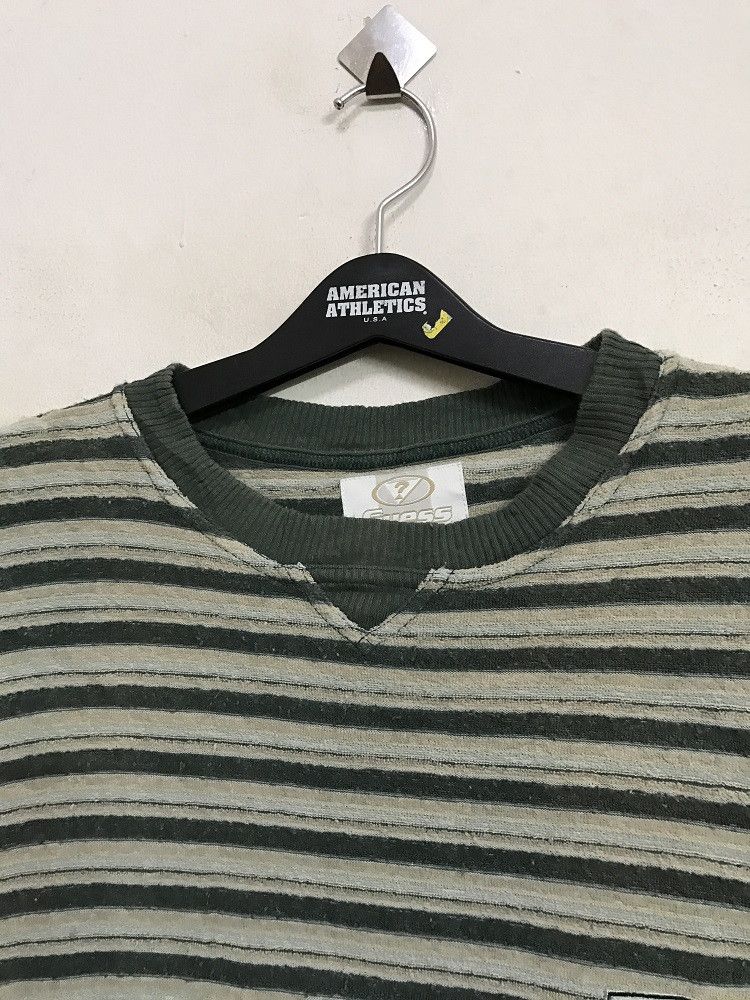 Guess × Vintage Vintage 90s Guess Jeans USA Striped Toweling tee shirt Size US L / EU 52-54 / 3 - 3 Thumbnail