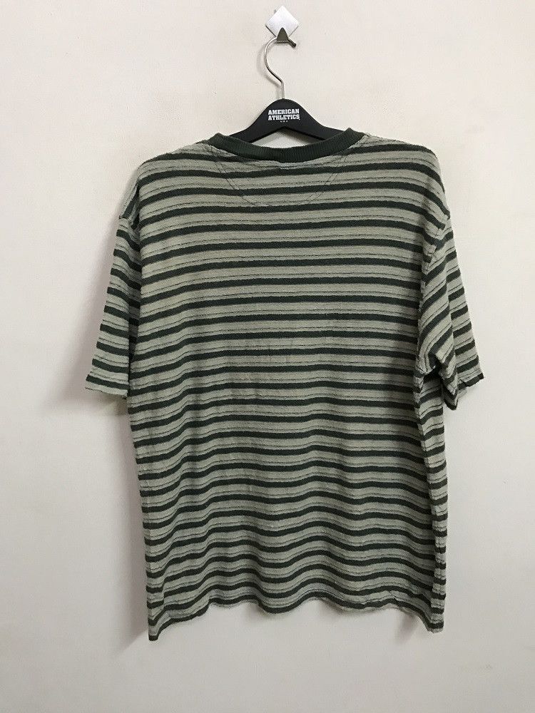 Guess × Vintage Vintage 90s Guess Jeans USA Striped Toweling tee shirt Size US L / EU 52-54 / 3 - 4 Thumbnail