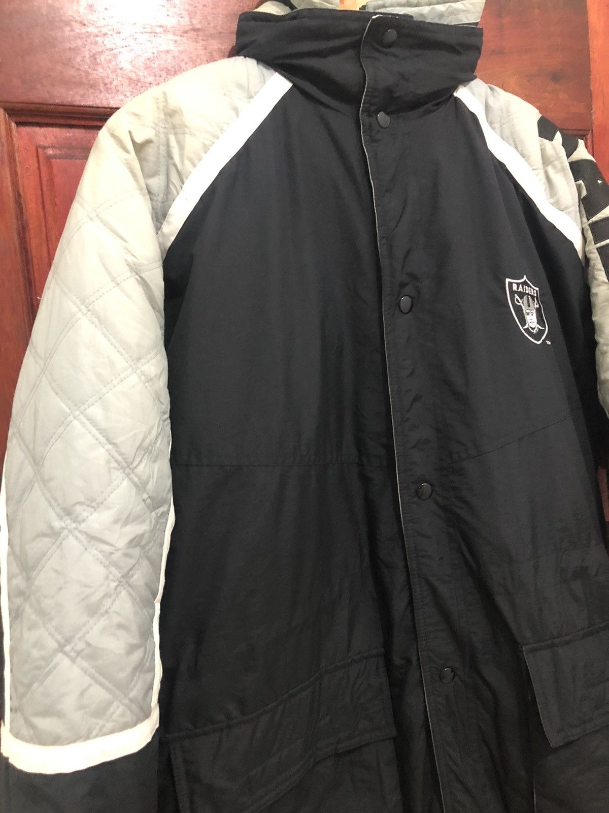 NFL NFL X Raiders X Starter Puffer Embroidered Logo Parka Jacket Size US M / EU 48-50 / 2 - 5 Thumbnail
