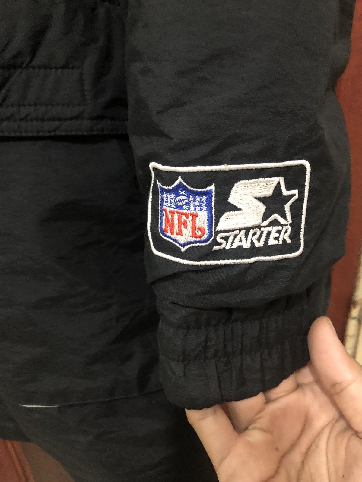 NFL NFL X Raiders X Starter Puffer Embroidered Logo Parka Jacket Size US M / EU 48-50 / 2 - 7 Thumbnail