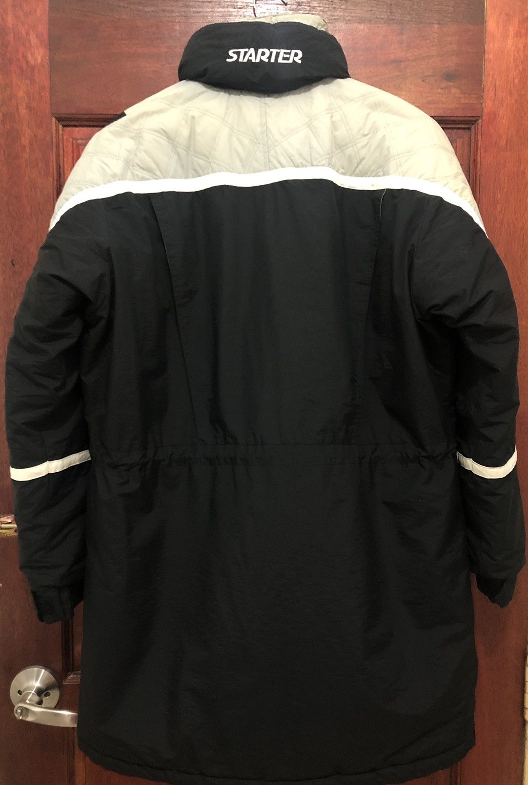 NFL NFL X Raiders X Starter Puffer Embroidered Logo Parka Jacket Size US M / EU 48-50 / 2 - 2 Thumbnail