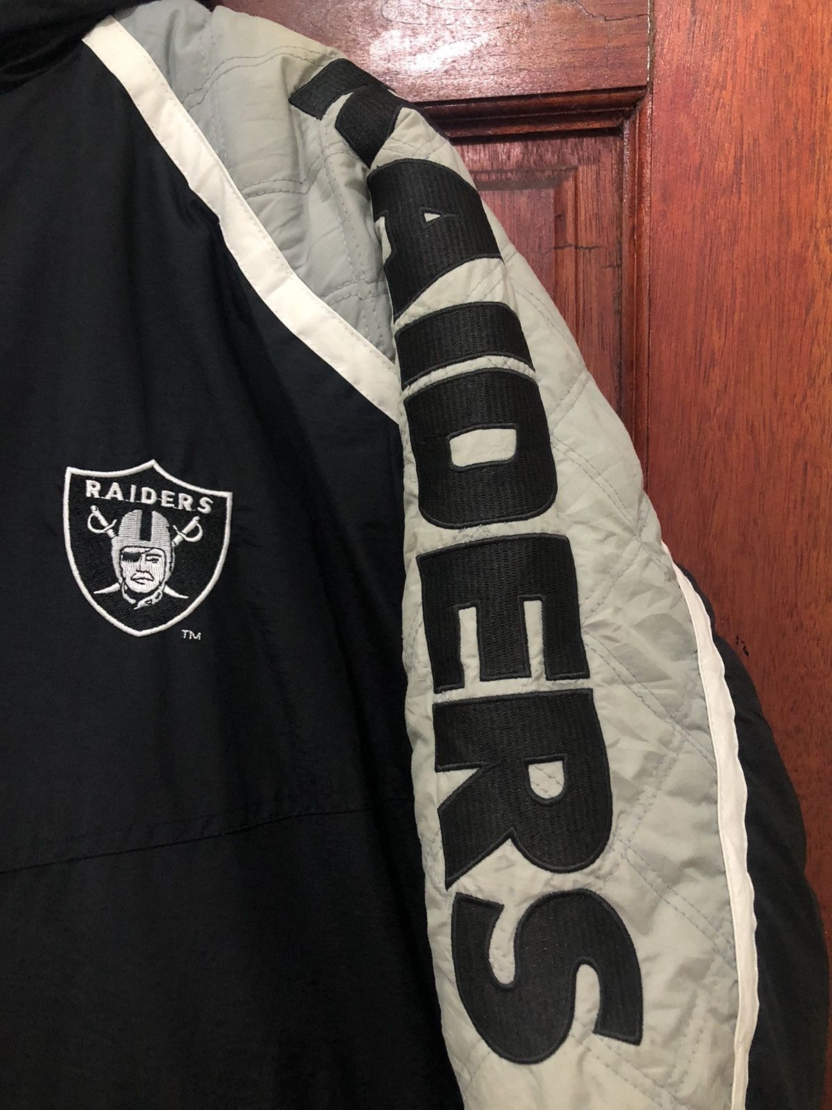 NFL NFL X Raiders X Starter Puffer Embroidered Logo Parka Jacket Size US M / EU 48-50 / 2 - 6 Thumbnail