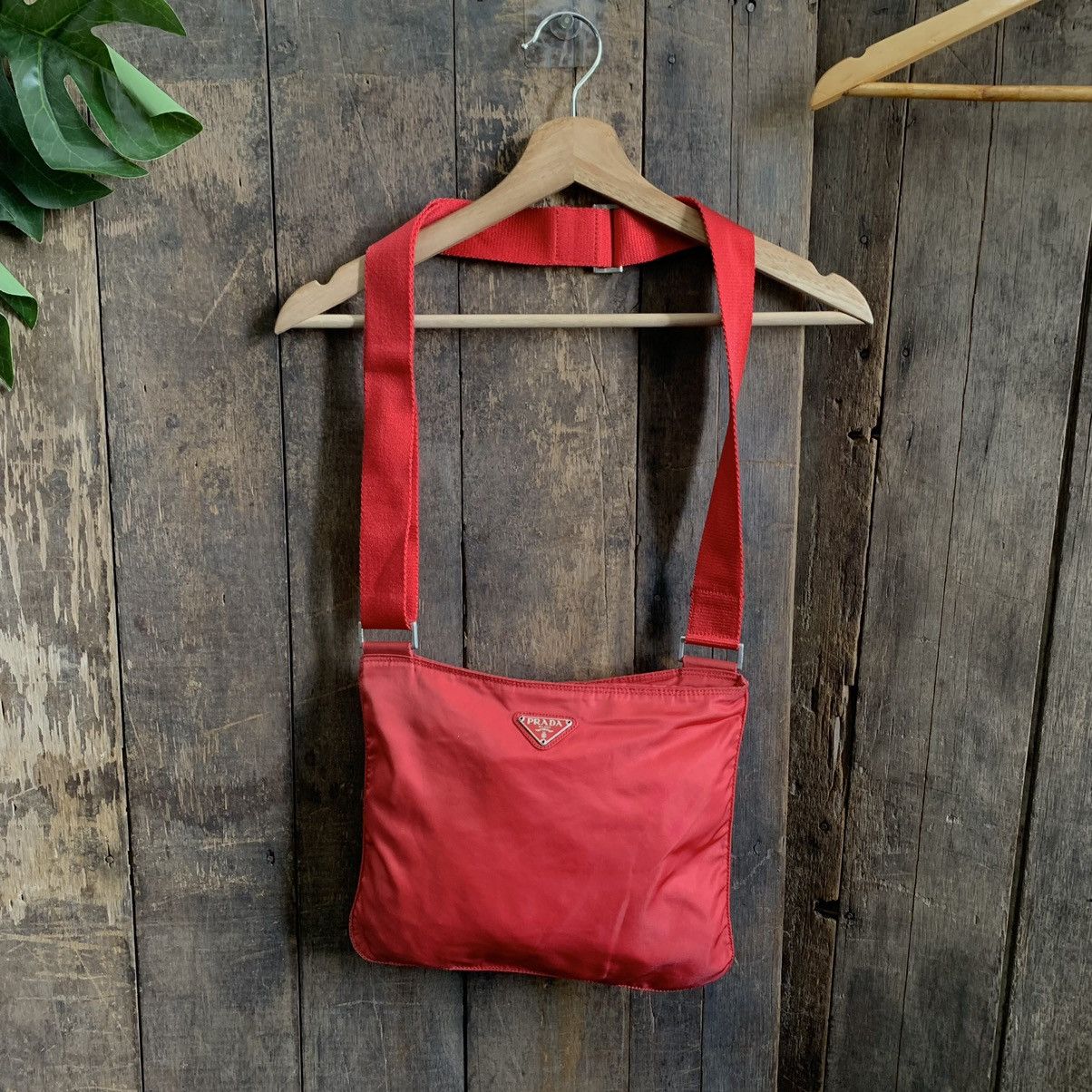 image of Prada Red Slingbag, Men's
