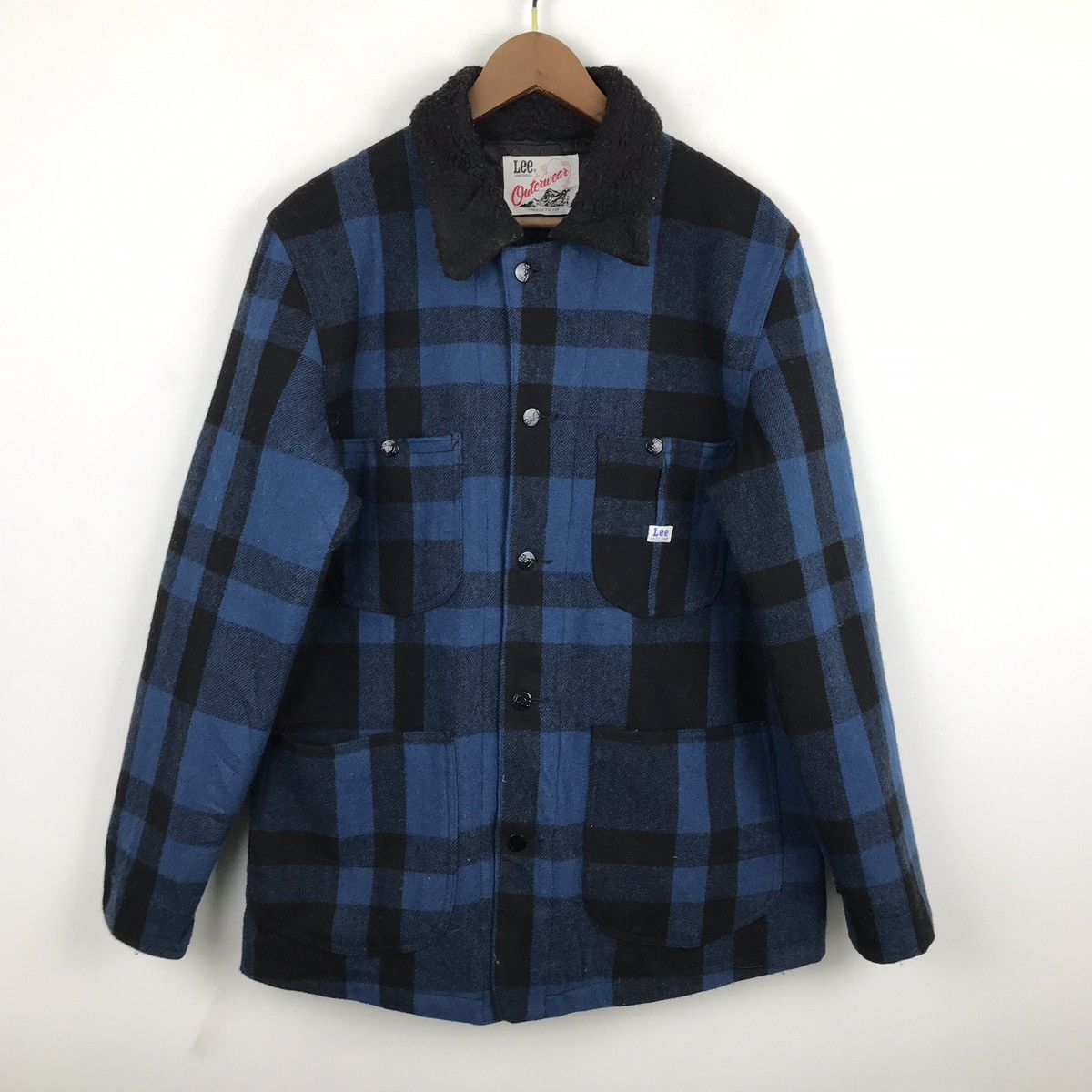 Vintage Lee Workwear Checkered Union made 100%wool Jacket