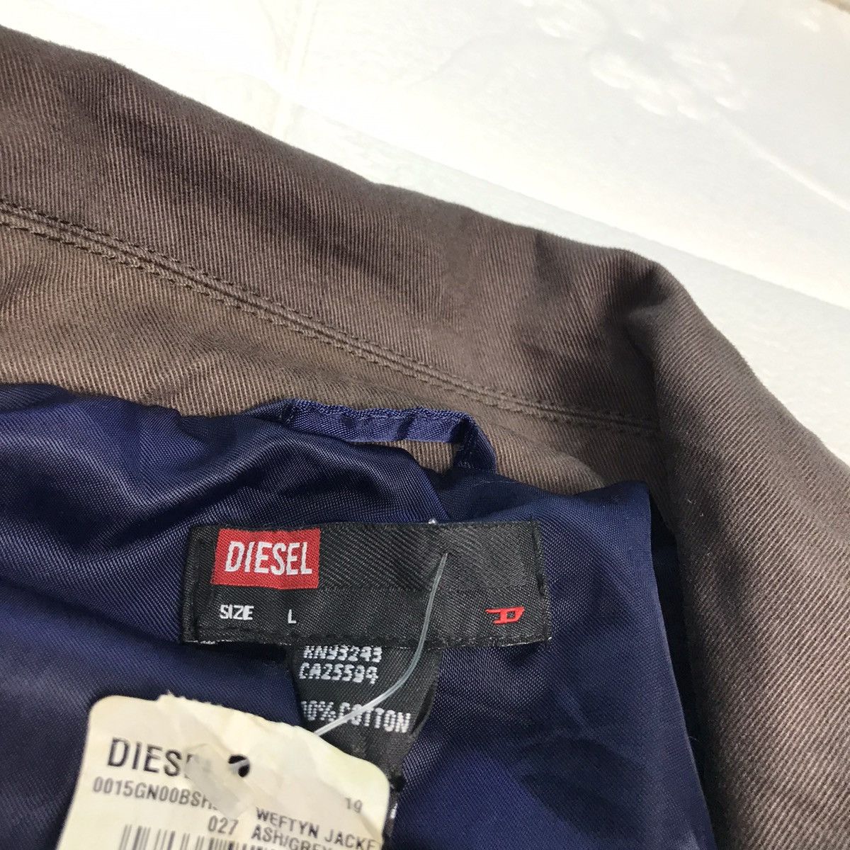 Diesel × Vintage Vintage y2k Diesel Dead-stock Distressed Design Coat Jacket Size US L / EU 52-54 / 3 - 9 Thumbnail