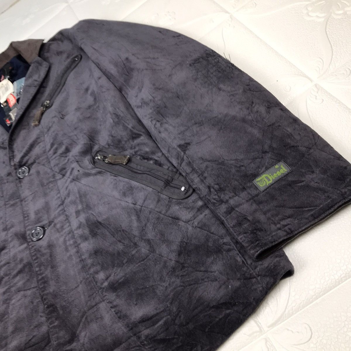 Diesel × Vintage Vintage y2k Diesel Dead-stock Distressed Design Coat Jacket Size US L / EU 52-54 / 3 - 3 Thumbnail