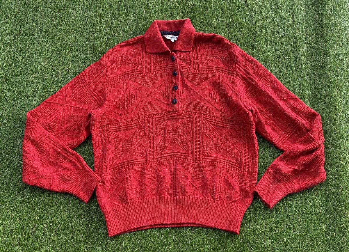 Christian Dior Monsieur × Designer × Vintage VINTAGE CHRISTIAN DIOR SPORT KNITWEAR Size US M / EU 48-50 / 2 - 1 Thumbnail