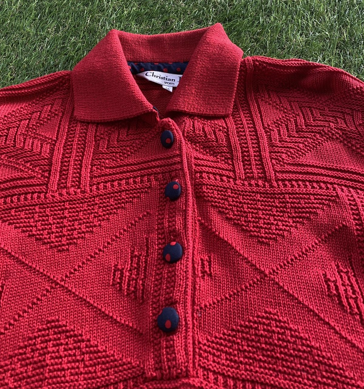 Christian Dior Monsieur × Designer × Vintage VINTAGE CHRISTIAN DIOR SPORT KNITWEAR Size US M / EU 48-50 / 2 - 2 Thumbnail