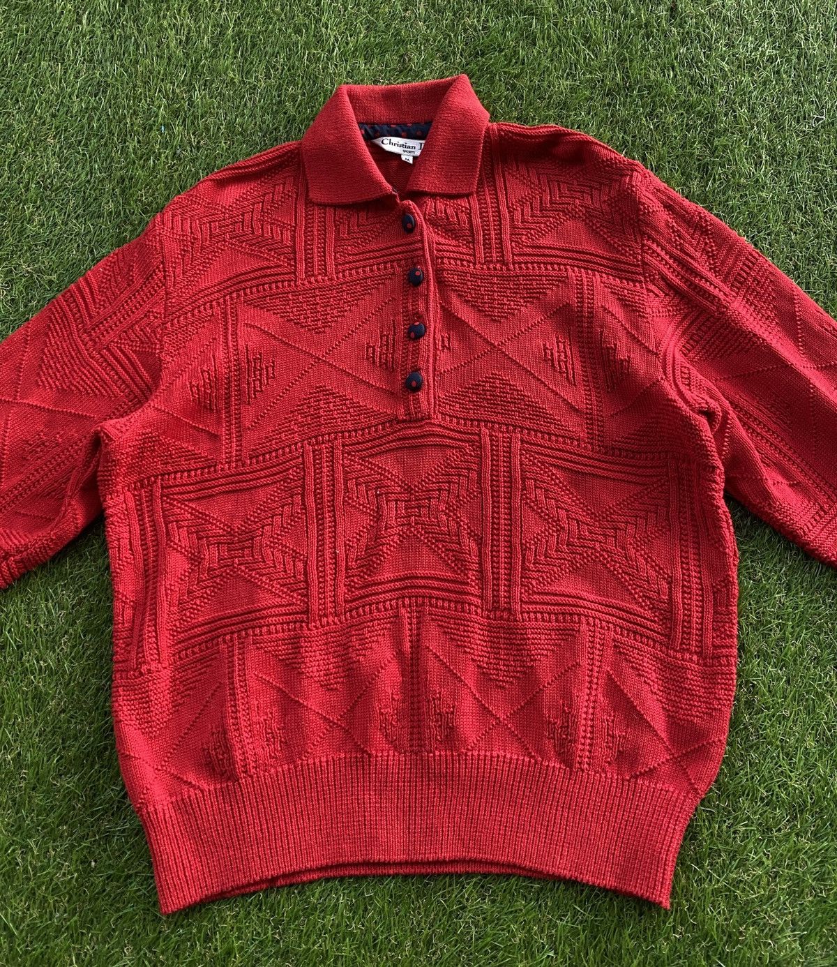 Christian Dior Monsieur × Designer × Vintage VINTAGE CHRISTIAN DIOR SPORT KNITWEAR Size US M / EU 48-50 / 2 - 4 Thumbnail