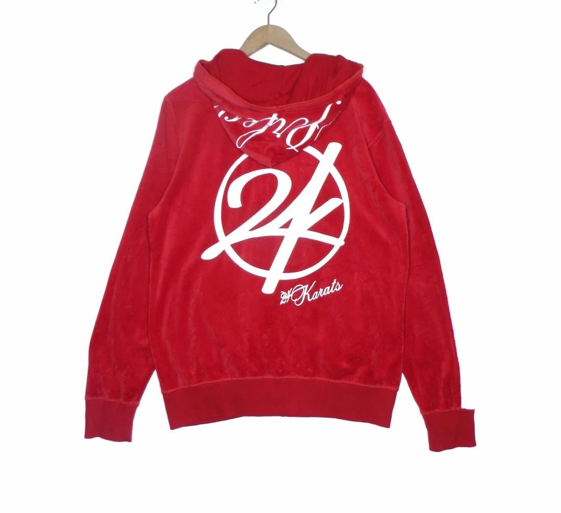 Japanese Brand Gold 24 KARATS Digger Hoodie Big Logo Full Zipper Japan Size US L / EU 52-54 / 3 - 1 Thumbnail