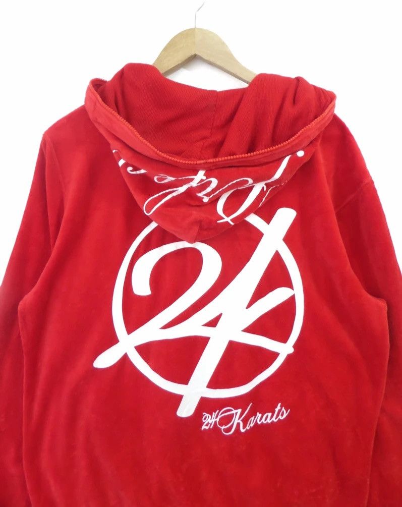 Japanese Brand Gold 24 KARATS Digger Hoodie Big Logo Full Zipper Japan Size US L / EU 52-54 / 3 - 3 Thumbnail