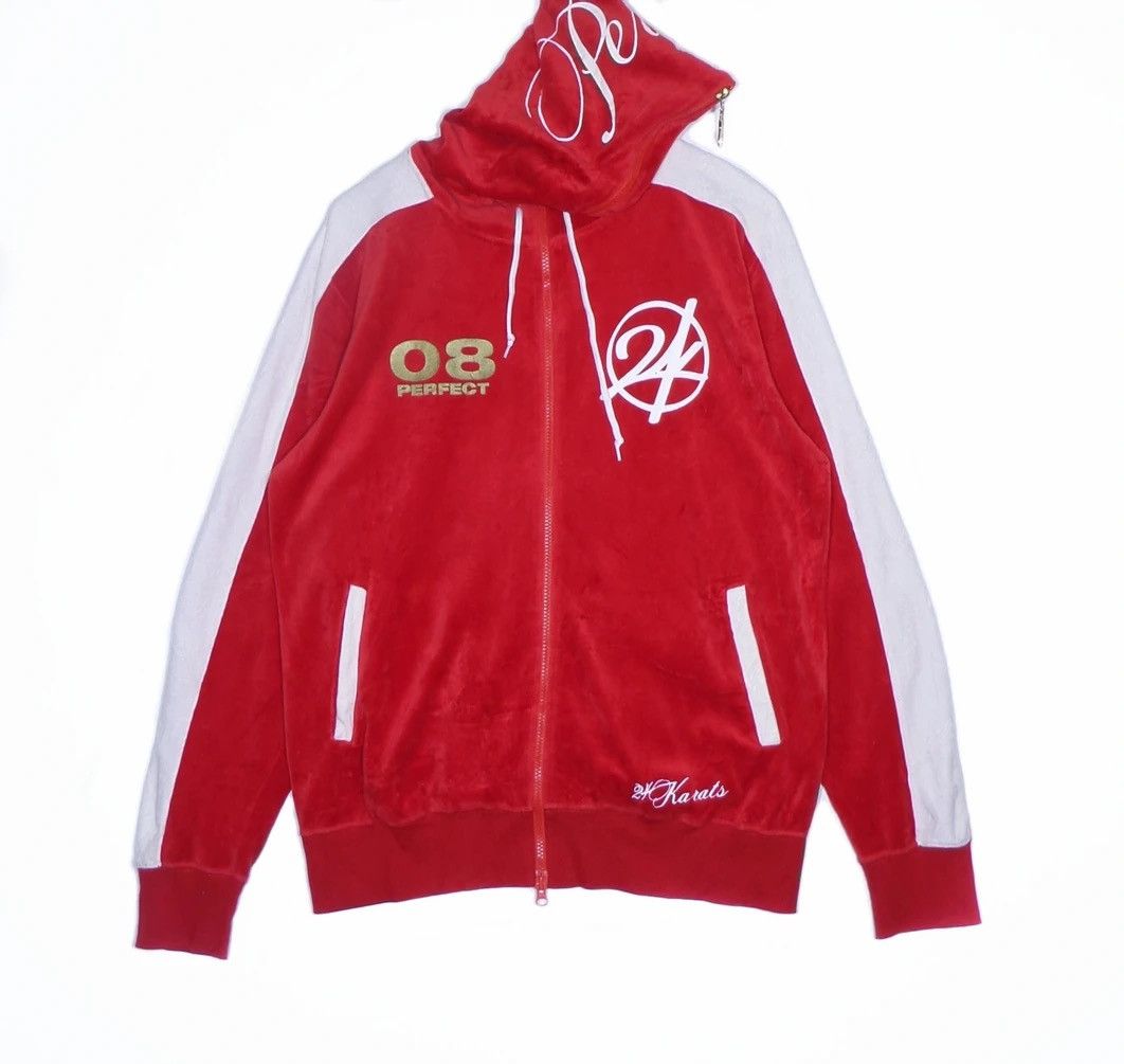 Japanese Brand Gold 24 KARATS Digger Hoodie Big Logo Full Zipper Japan Size US L / EU 52-54 / 3 - 2 Thumbnail