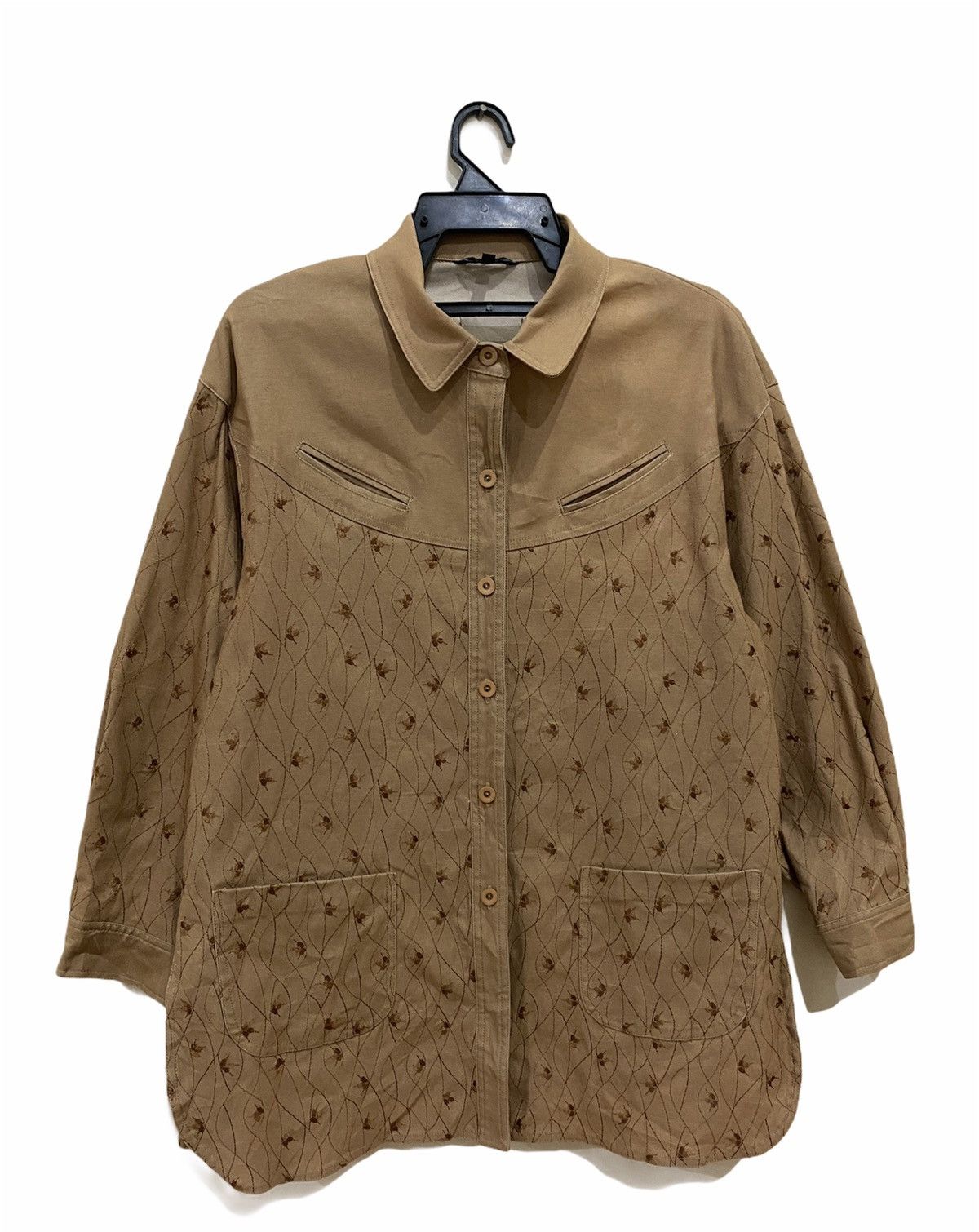 Japanese Brand Adria Worker Jacket Embroided Design Size US M / EU 48-50 / 2 - 1 Thumbnail