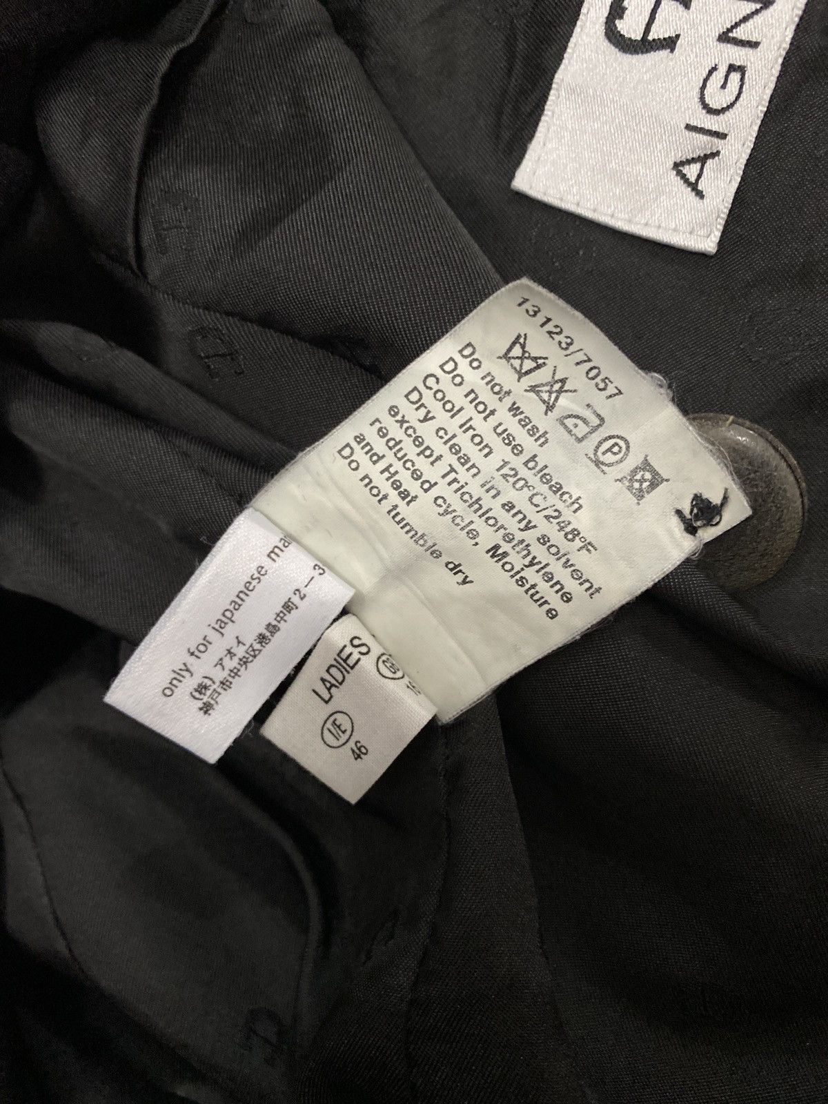 Aigner Aigner Black Flannel Jacket Size US L / EU 52-54 / 3 - 9 Thumbnail
