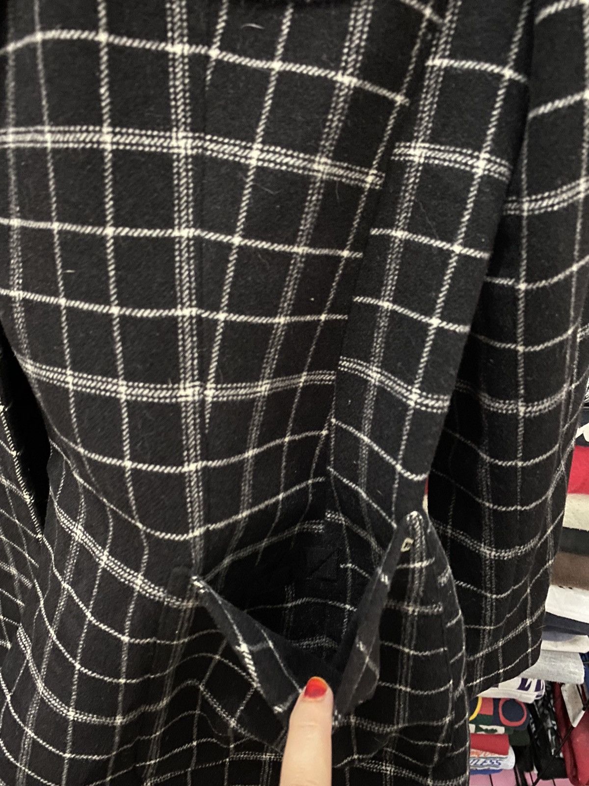 Aigner Aigner Black Flannel Jacket Size US L / EU 52-54 / 3 - 3 Thumbnail