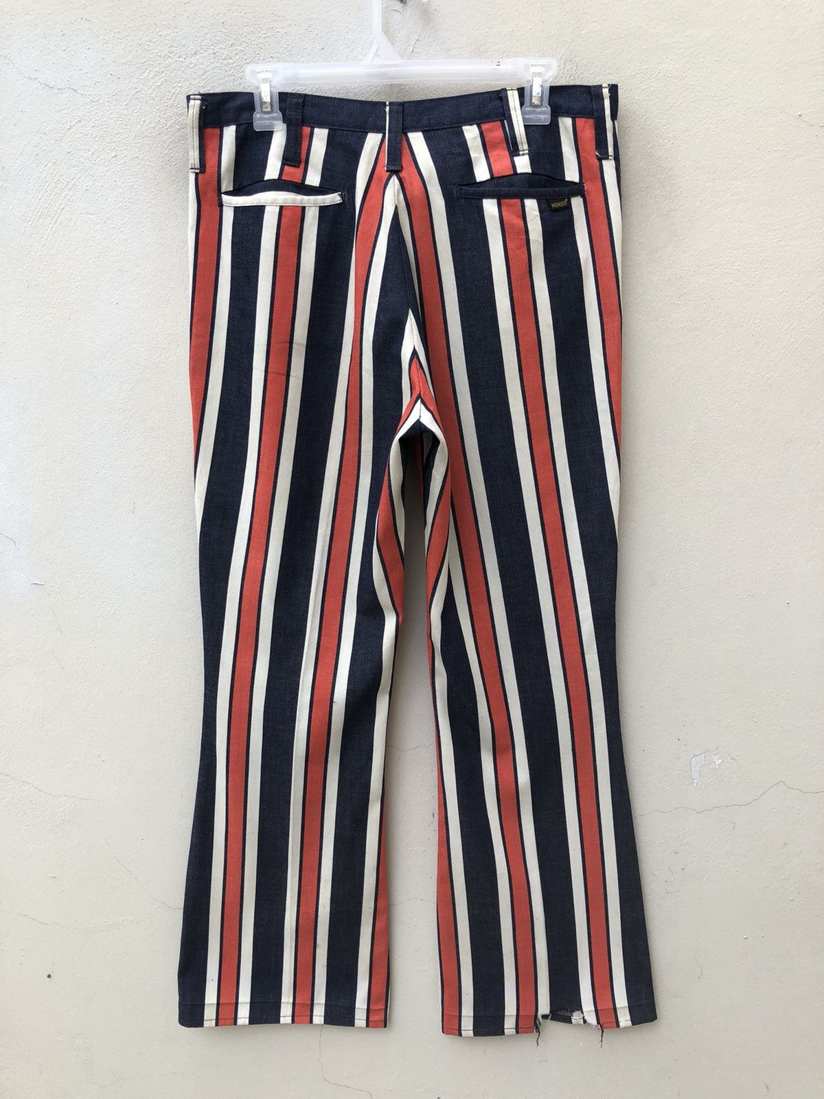 Vintage Vintage 60s 70s HONDO Border Striped Flare Pant Size US 32 / EU 48 - 16 Thumbnail